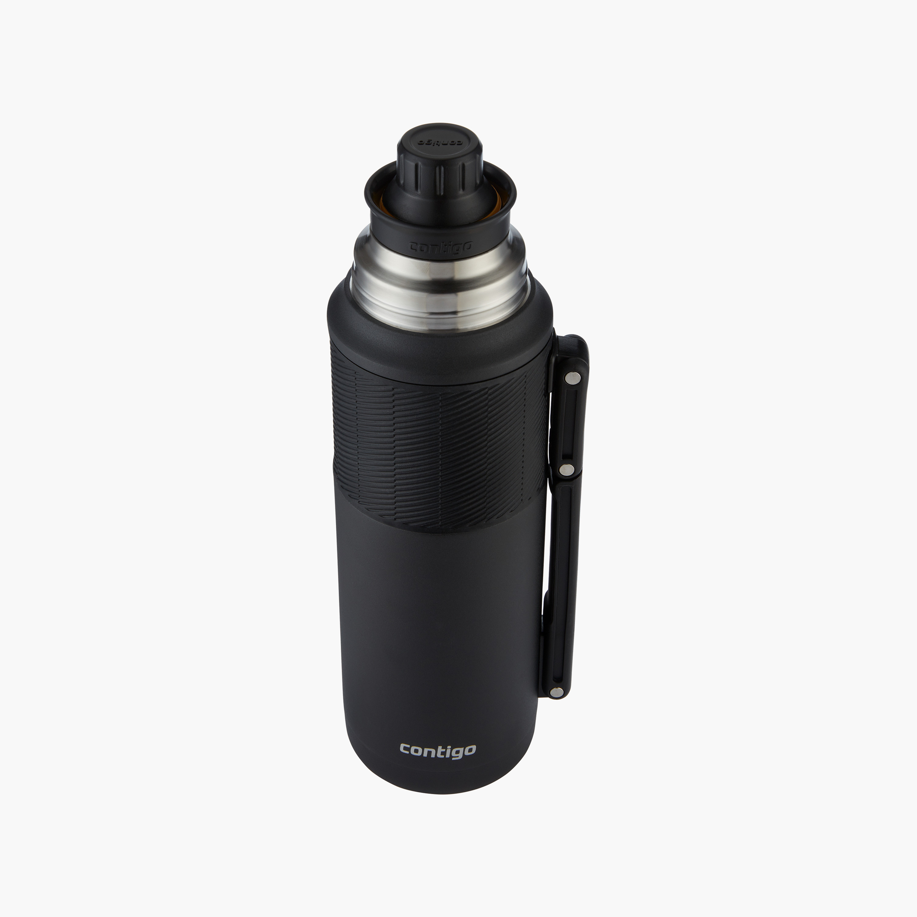 Contigo Plain Stainless Steel Water Bottle with Screw Spout and Leak Resistant Design - 1200 ml-school-waterbottles-image-2