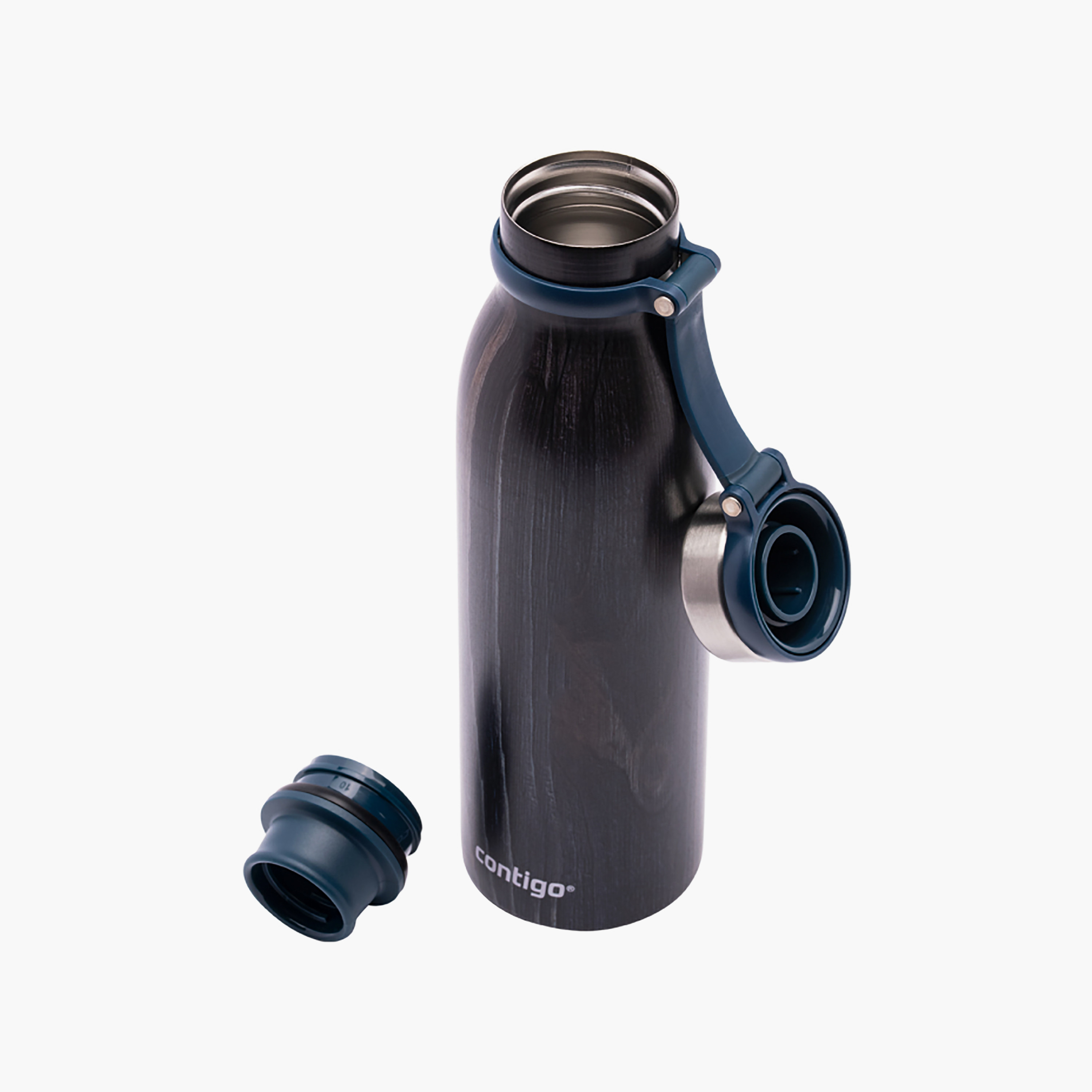 Contigo Abstract Stainless Steel Water Bottle with Wide Mouth and Leak Resistant Design - 590 ml-school-waterbottles-image-5