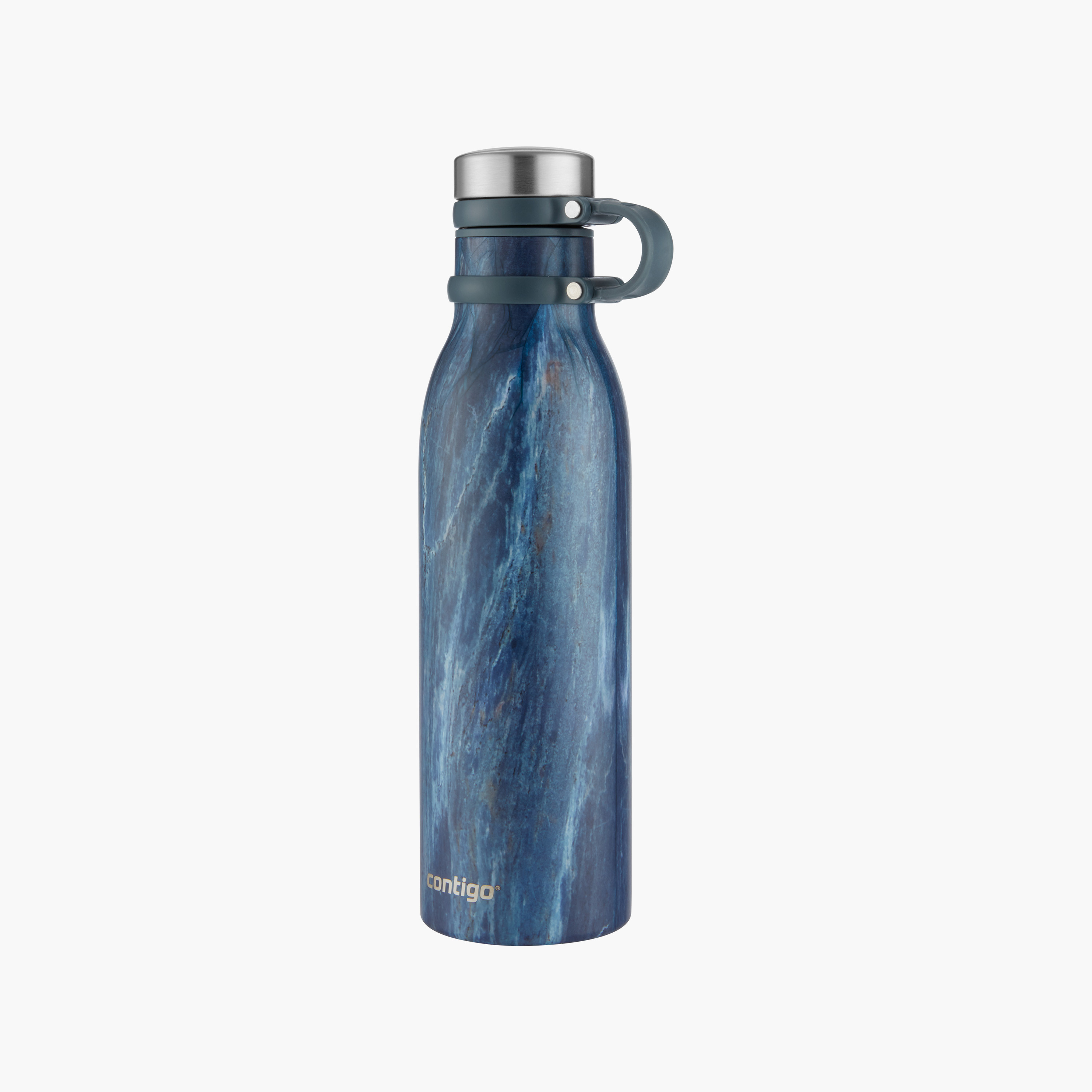 Contigo Abstract Stainless Steel Water Bottle with Wide Mouth and Leak Resistant Design - 590 ml-school-waterbottles-image-2