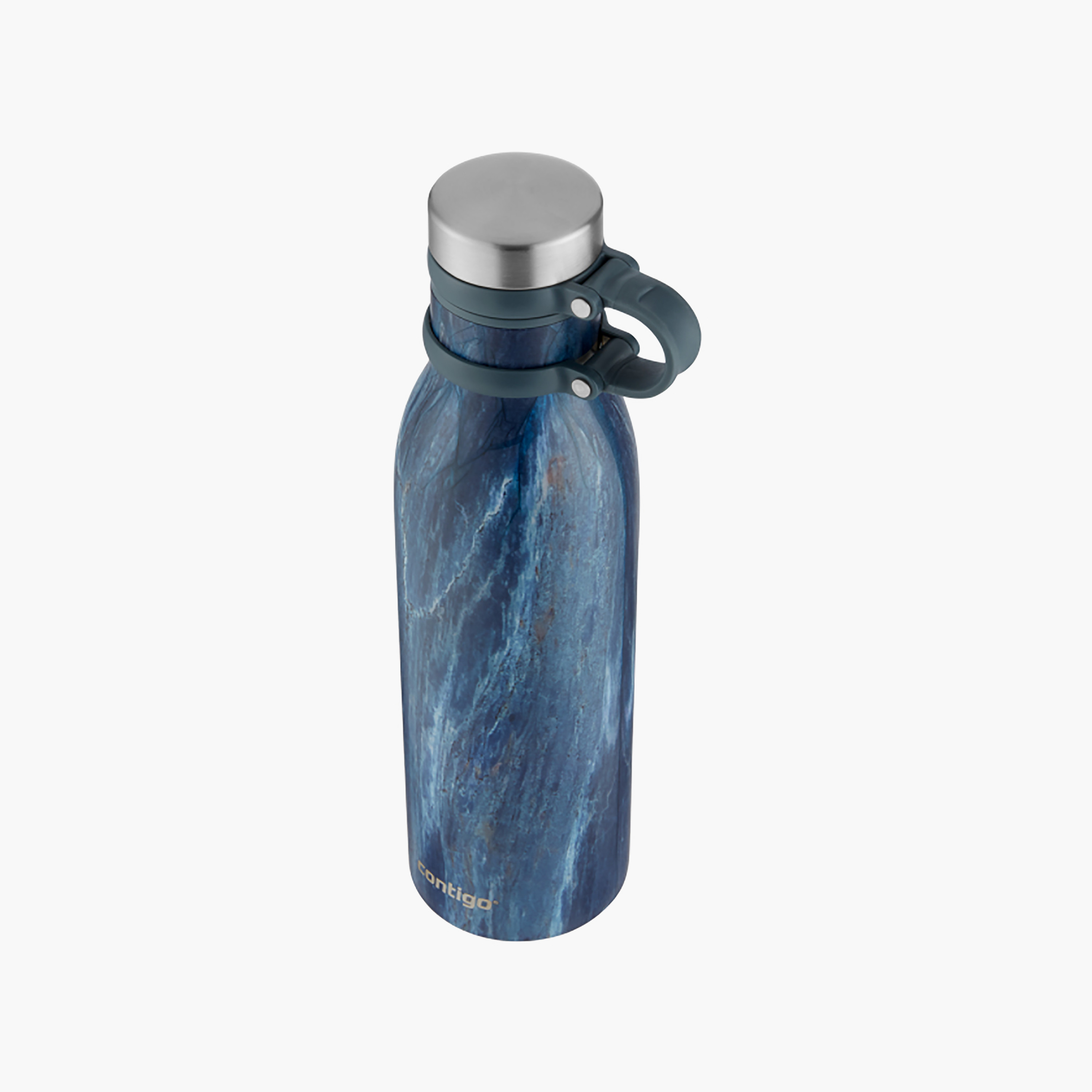 Contigo Abstract Stainless Steel Water Bottle with Wide Mouth and Leak Resistant Design - 590 ml-school-waterbottles-image-3