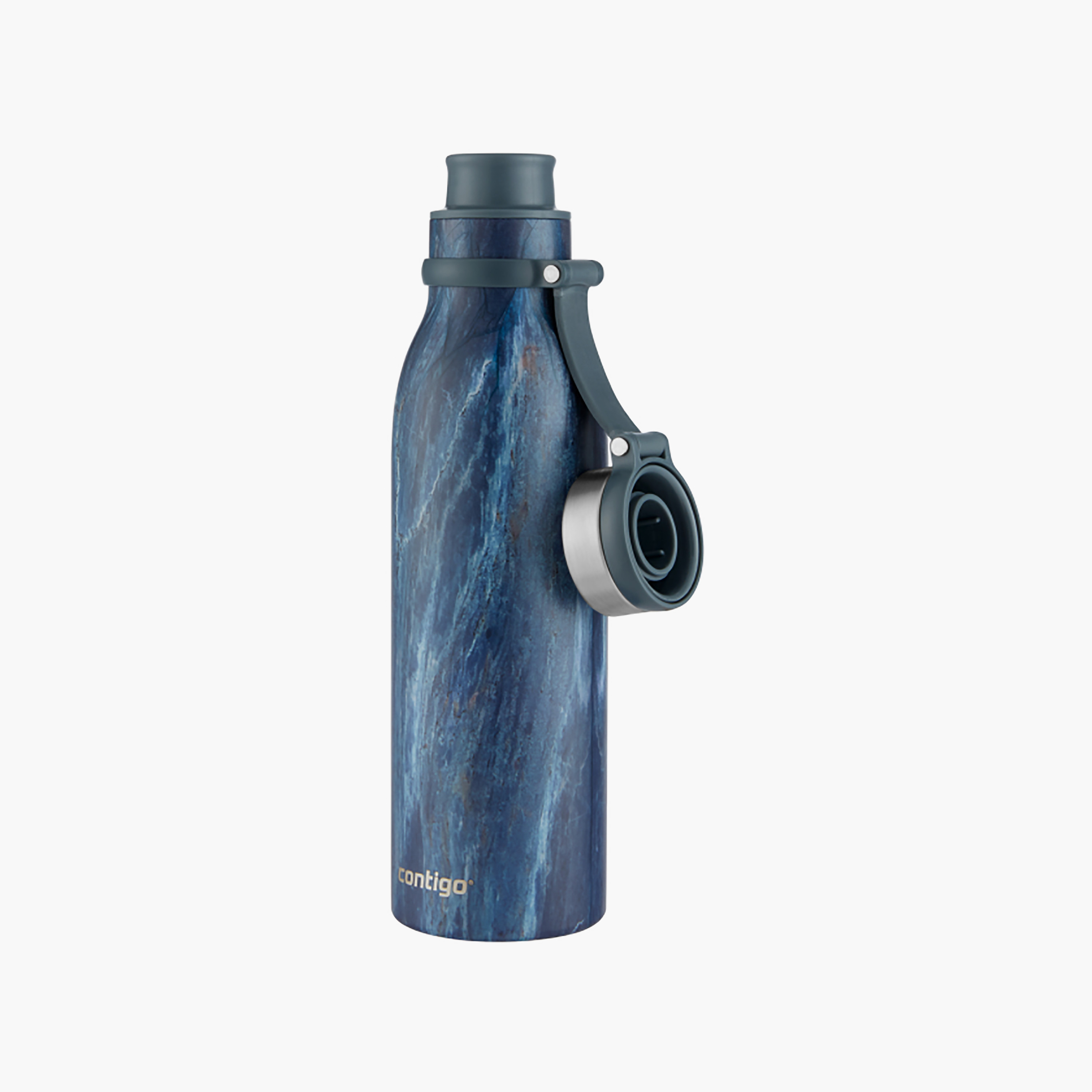 Contigo Abstract Stainless Steel Water Bottle with Wide Mouth and Leak Resistant Design - 590 ml-school-waterbottles-image-4