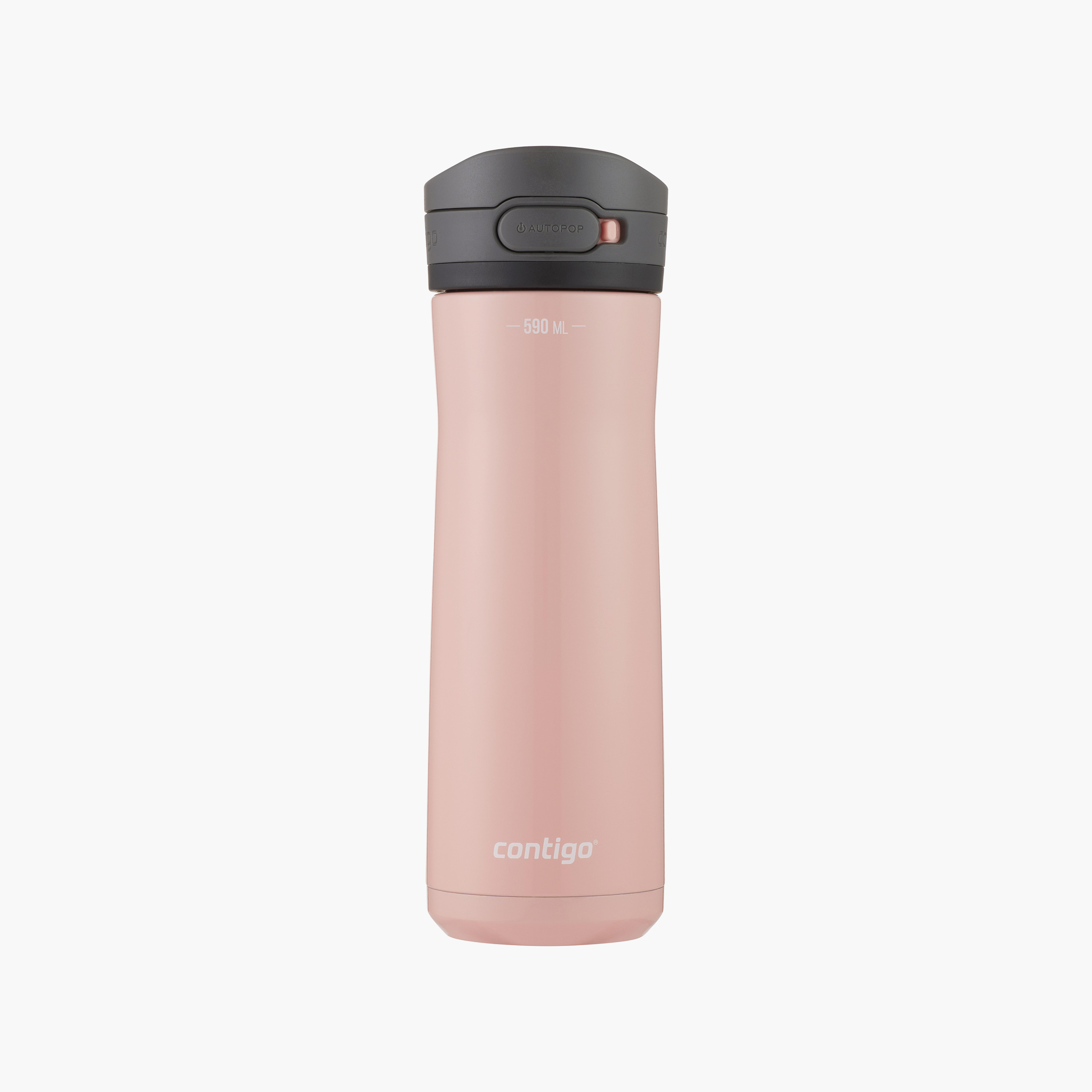 Contigo Plain Stainless Steel Water Bottle with Autoseal Spout and Leak Resistant Design - 590 ml-school-waterbottles-image-1