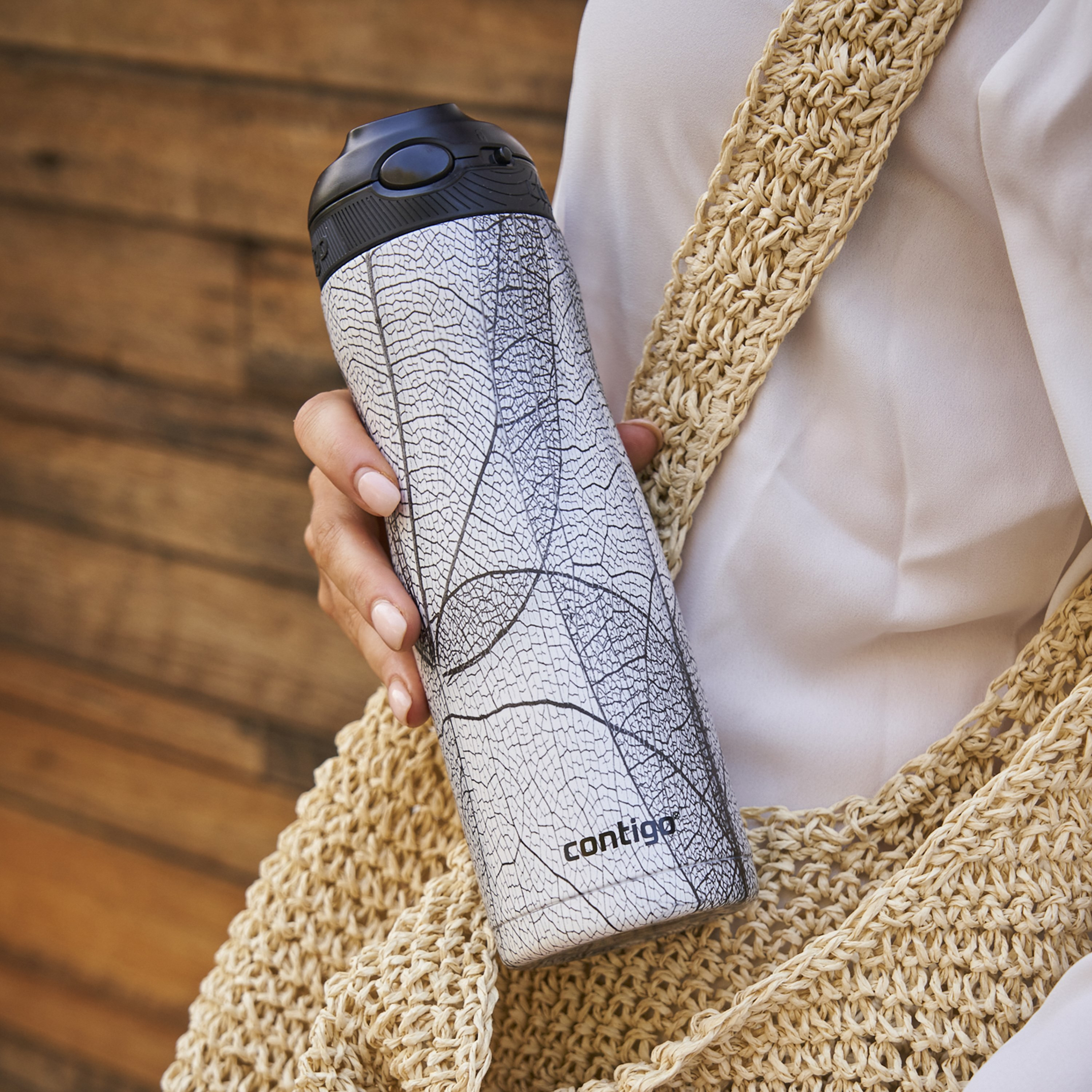 Contigo Printed Stainless Steel Water Bottle with Sipper Spout and Leak Resistant Design - 590 ml-school-waterbottles-image-4