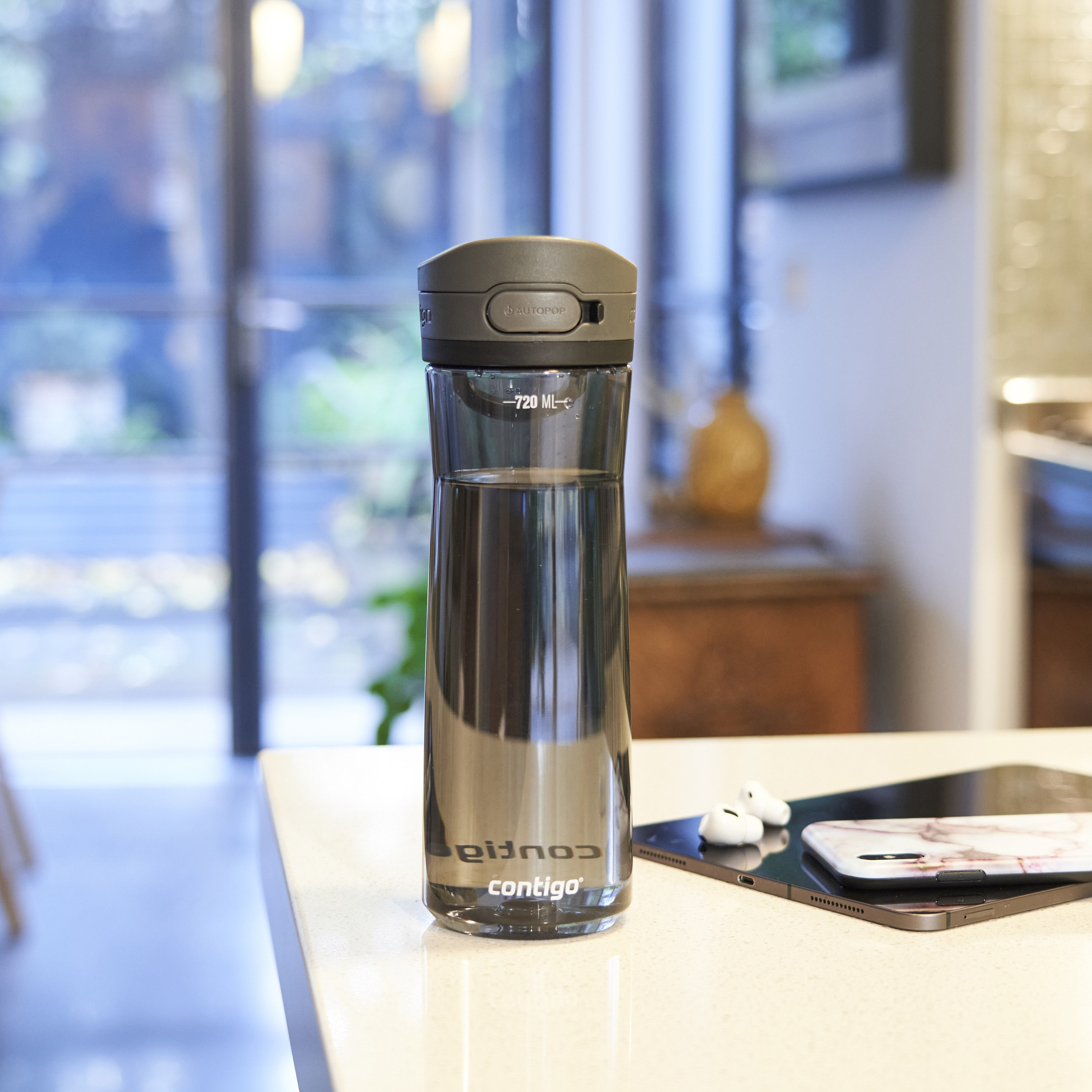 Contigo Plain Tritan Water Bottle with Autoseal Spout and Leak Resistant Design - 720 ml-school-waterbottles-image-11