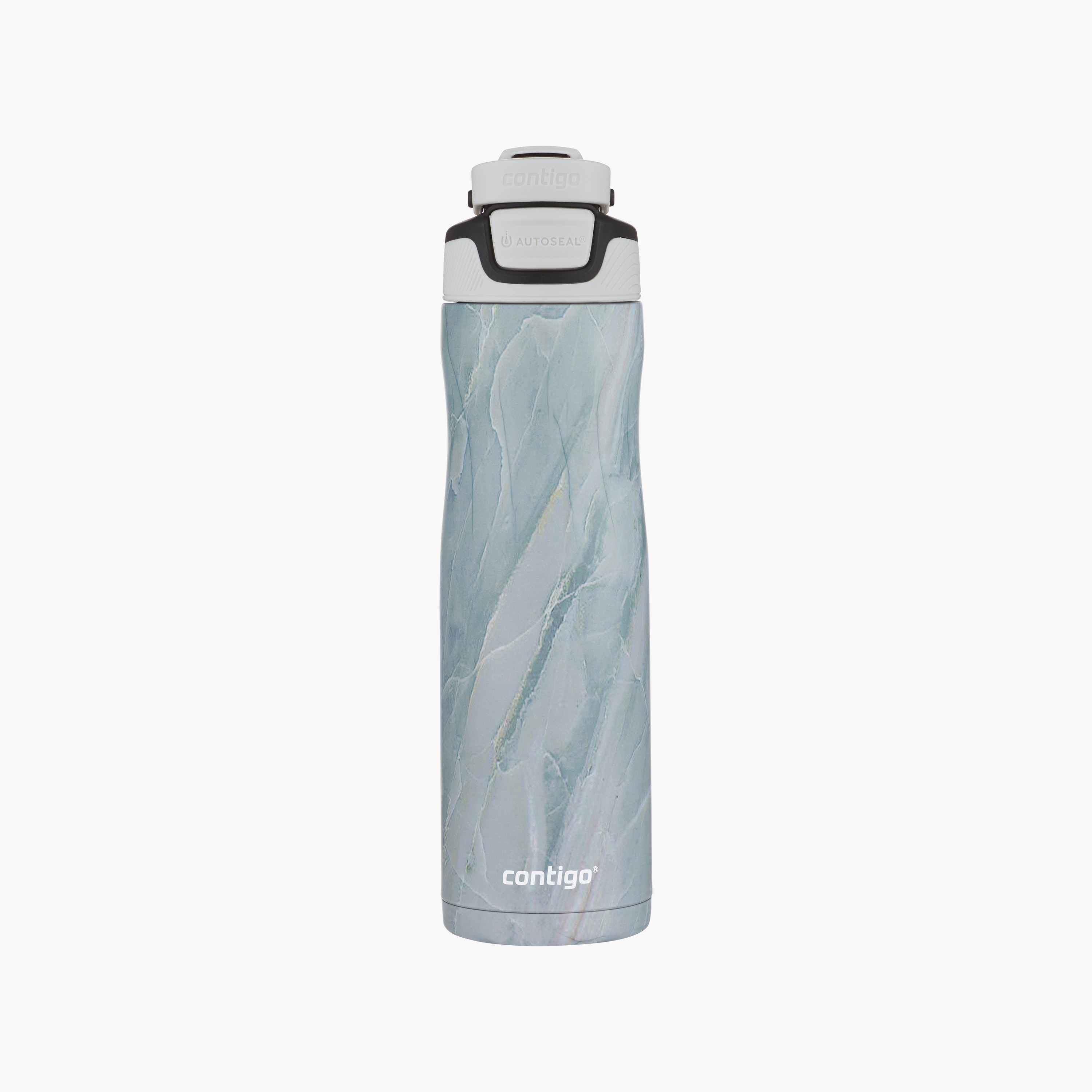 Contigo Textured Stainless Steel Water Bottle with Sipper Spout and Leak Resistant Design - 720 ml-school-waterbottles-image-2