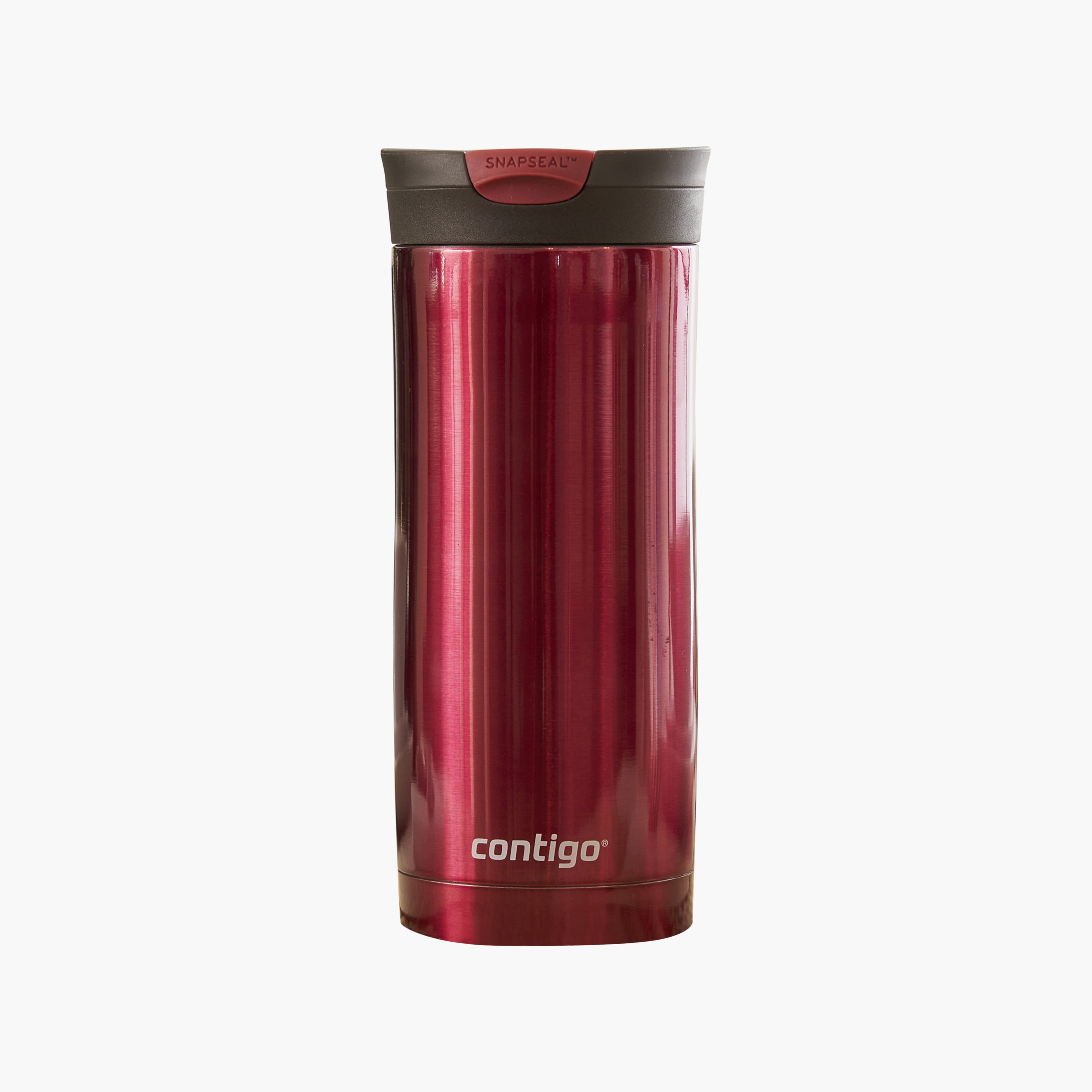 Contigo Plain Stainless Steel Travel Mug with Snap Spout and Leak Resistant Design - 470 ml-school-waterbottles-image-1