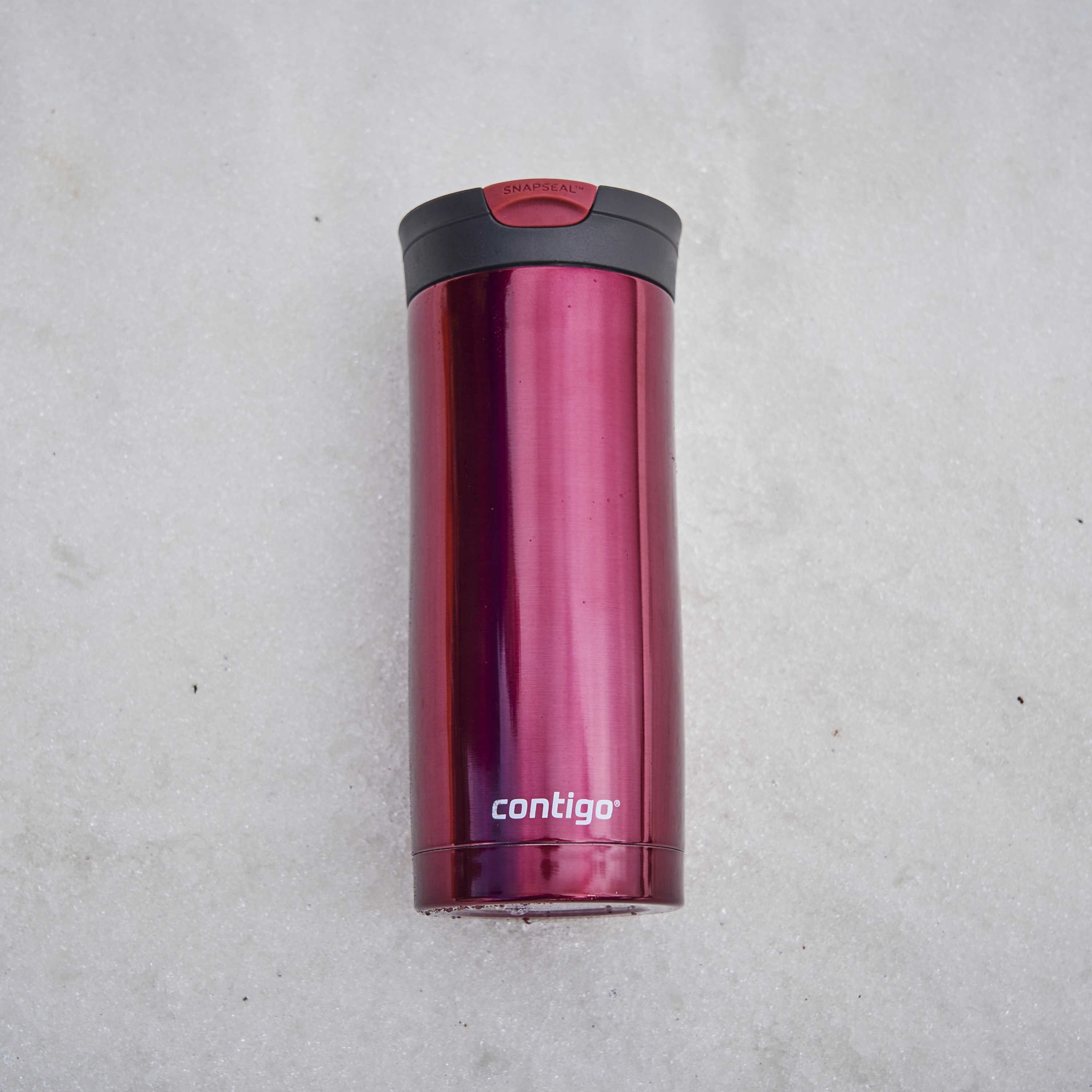Contigo Plain Stainless Steel Travel Mug with Snap Spout and Leak Resistant Design - 470 ml-school-waterbottles-image-4