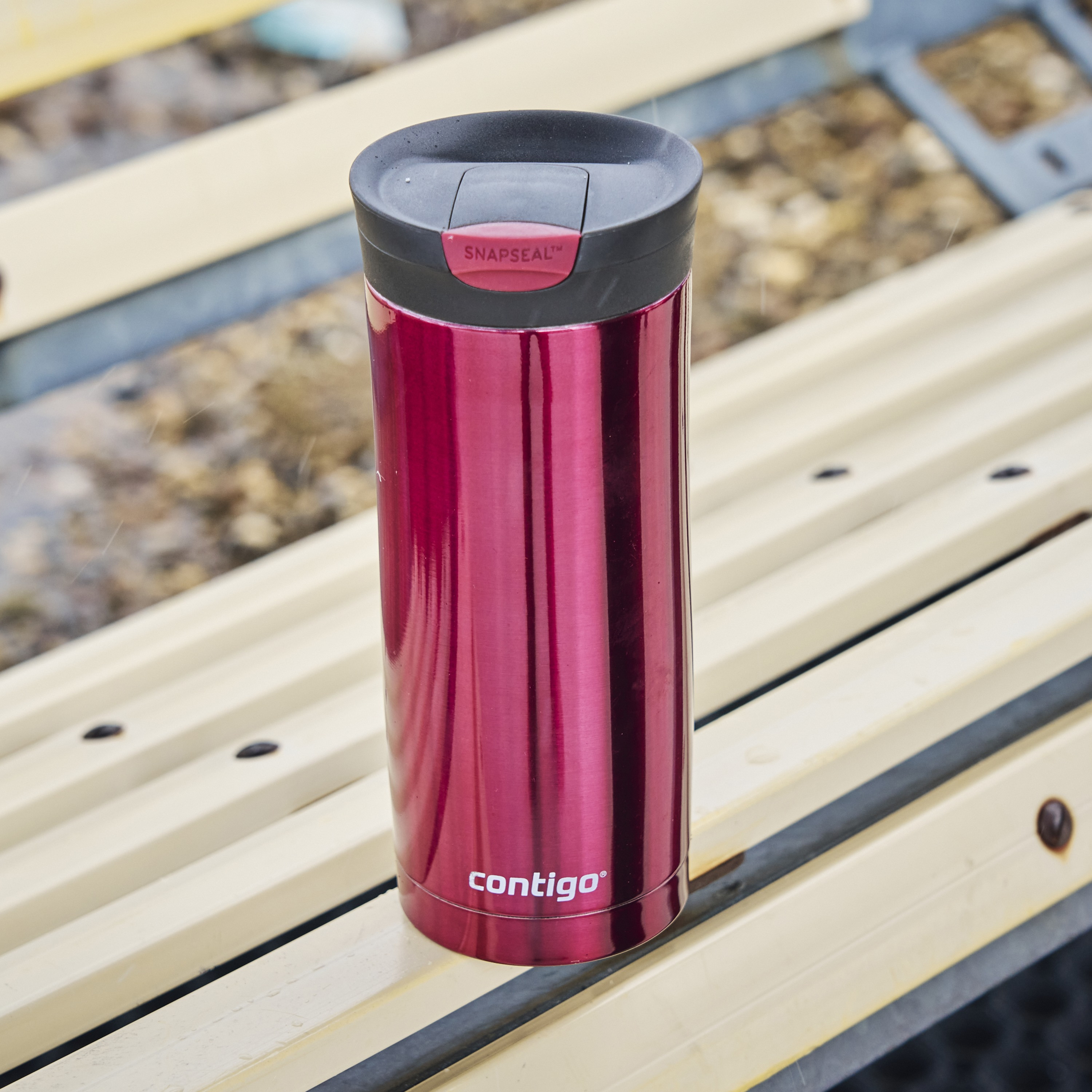 Contigo Plain Stainless Steel Travel Mug with Snap Spout and Leak Resistant Design - 470 ml-school-waterbottles-image-5