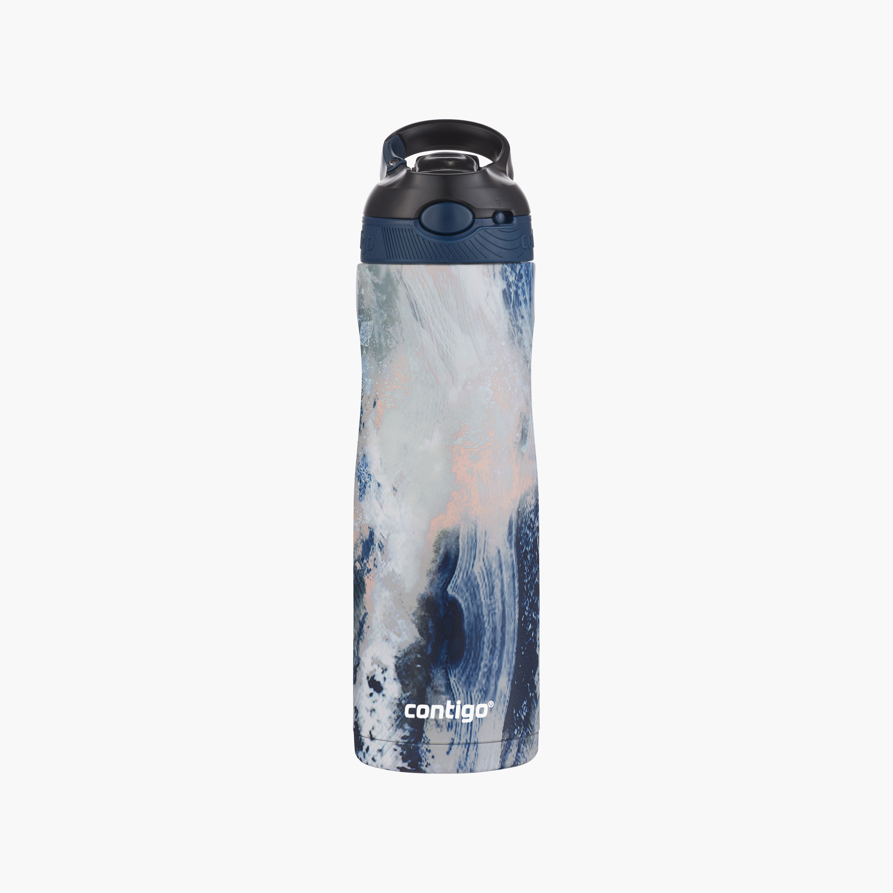 Contigo Abstract Stainless Steel Water Bottle with Sipper Spout and Leak Resistant Design - 590 ml-school-waterbottles-image-1