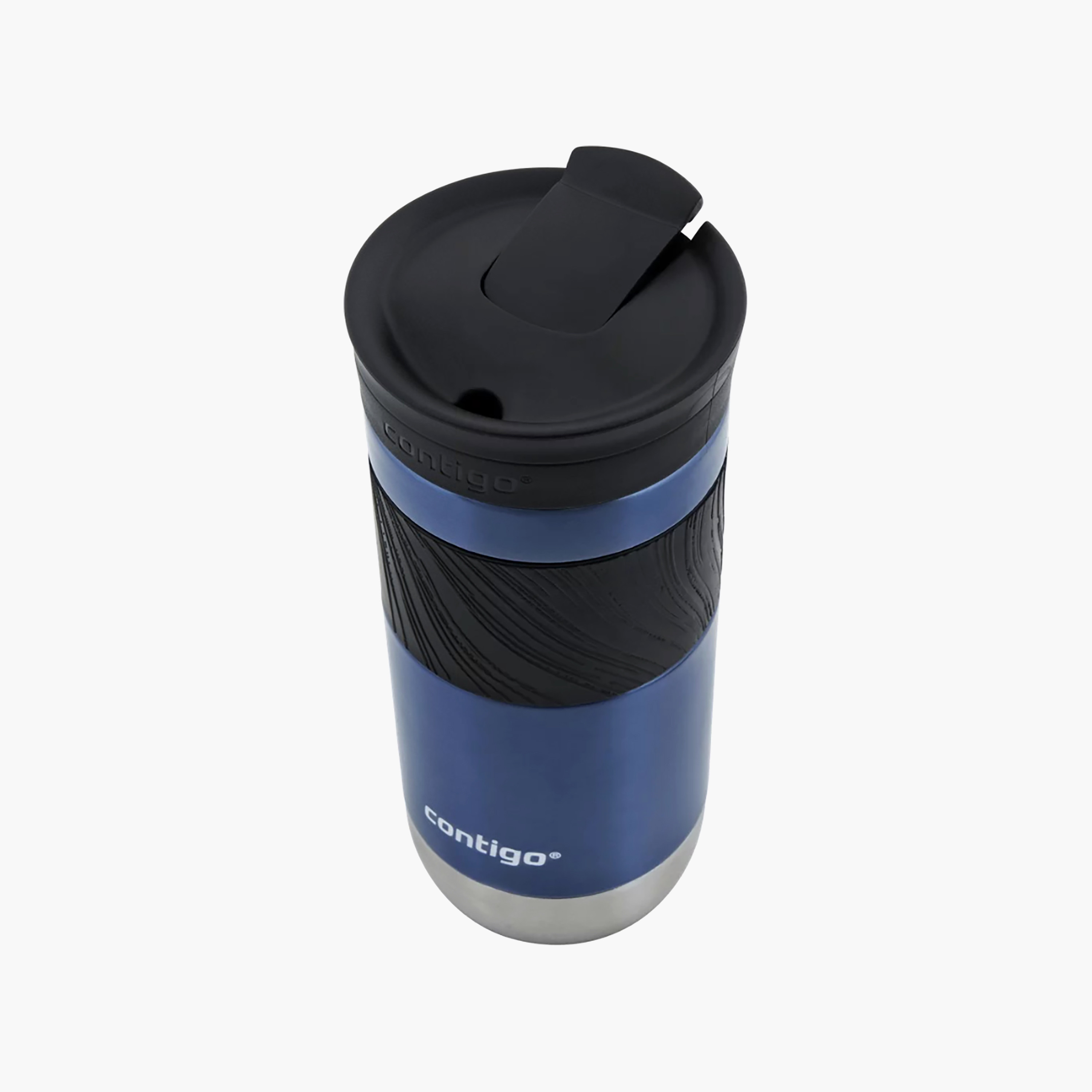 Contigo Plain Stainless Steel Travel Mug with Snap Spout and Leak Resistant Design - 470 ml-school-waterbottles-image-2
