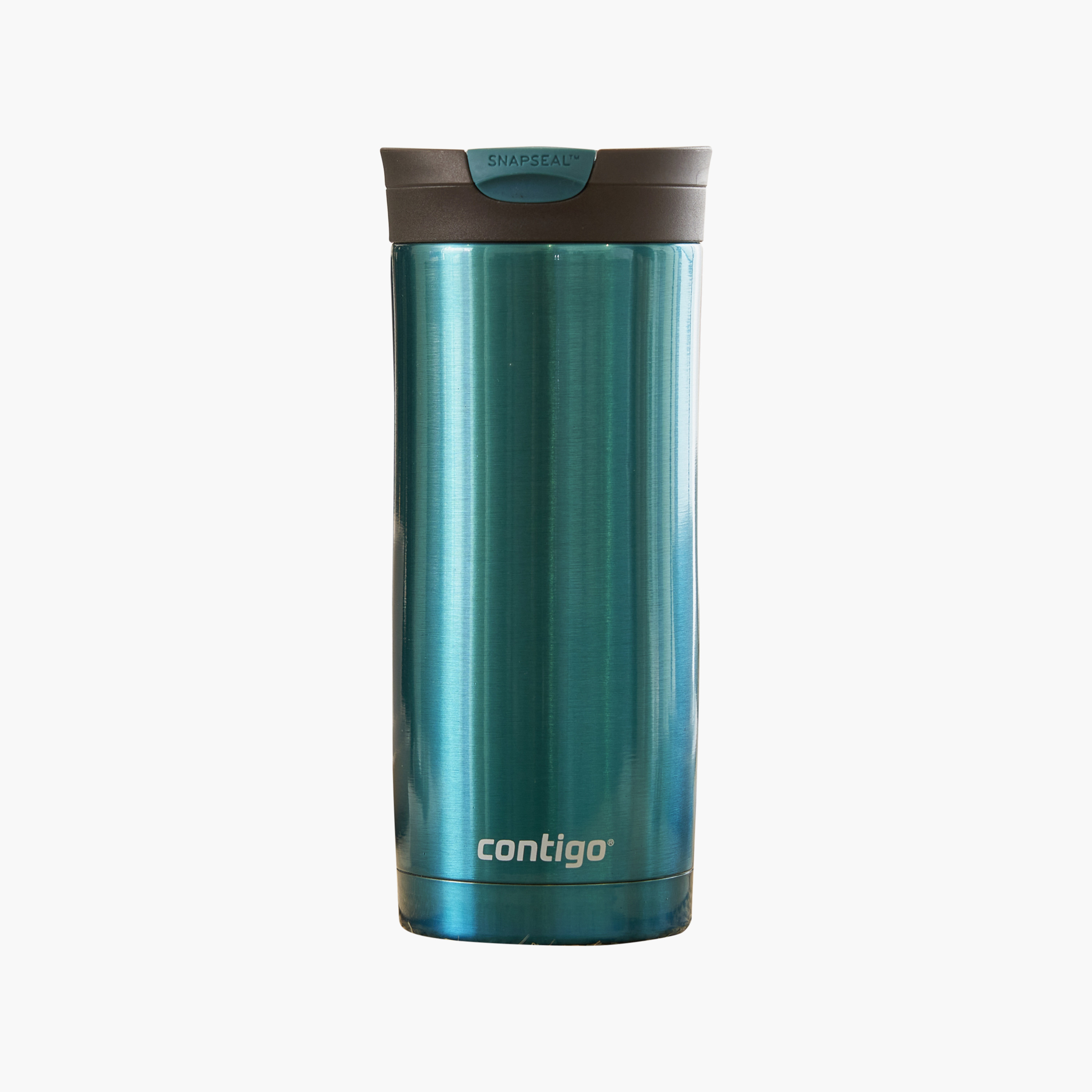 Contigo Plain Stainless Steel Travel Mug with Snap Spout and Leak Resistant Design - 470 ml-school-waterbottles-image-1