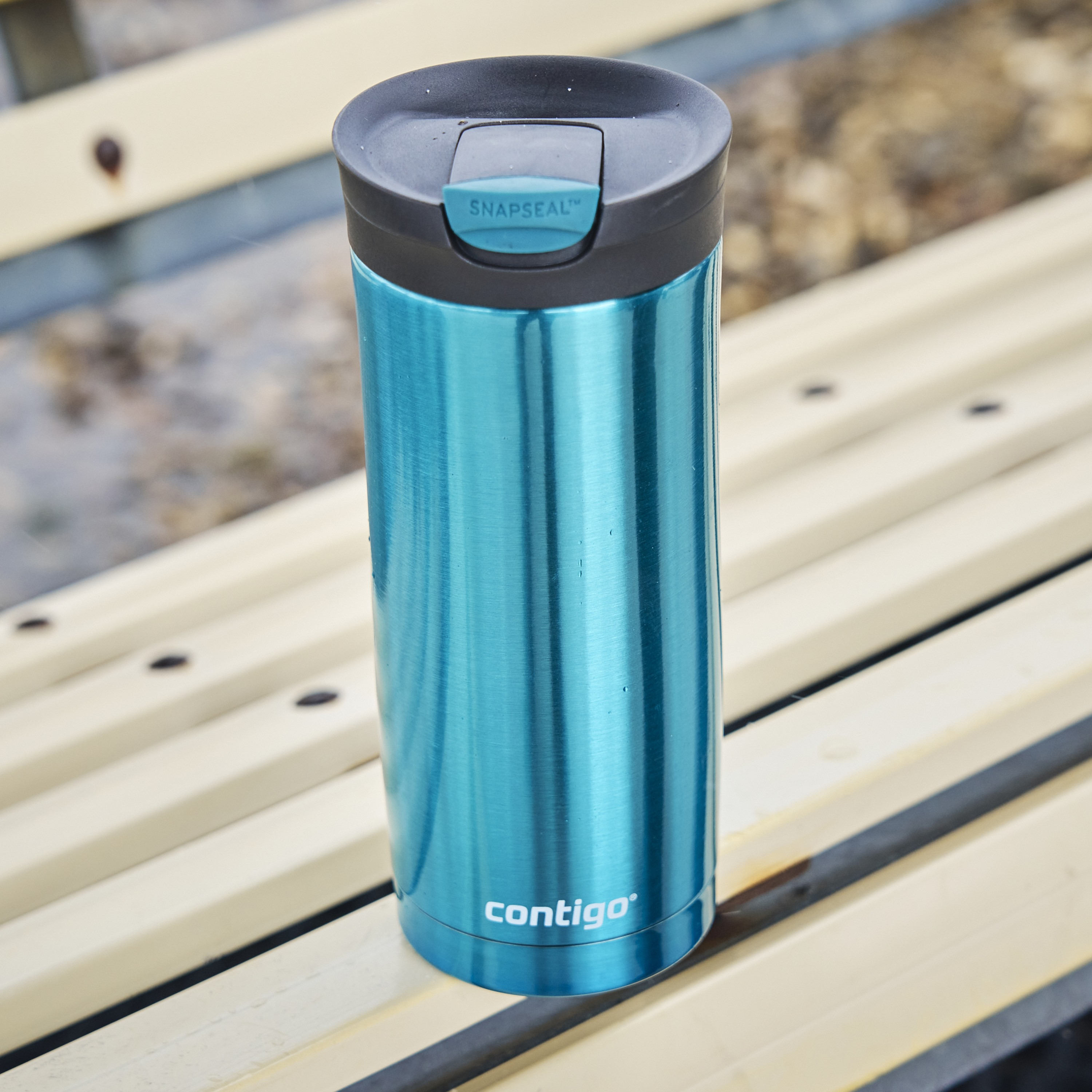 Contigo Plain Stainless Steel Travel Mug with Snap Spout and Leak Resistant Design - 470 ml-school-waterbottles-image-3