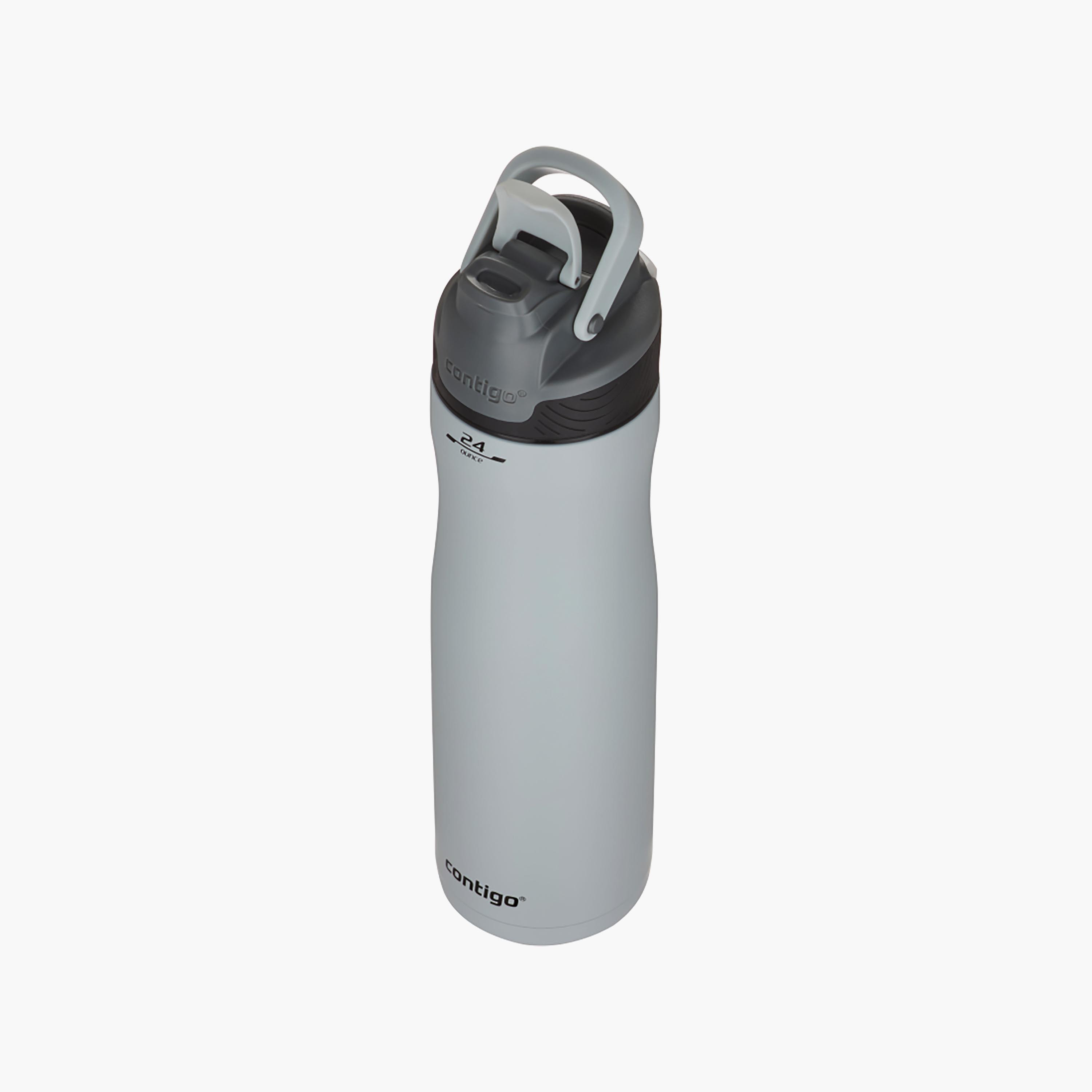 زجاجة مياه سادة من الستانلس ستيل مع فوهة شرب وتصميم مانع للتسرب سعة 709 مل من كونتيجو-school-waterbottles-image-2