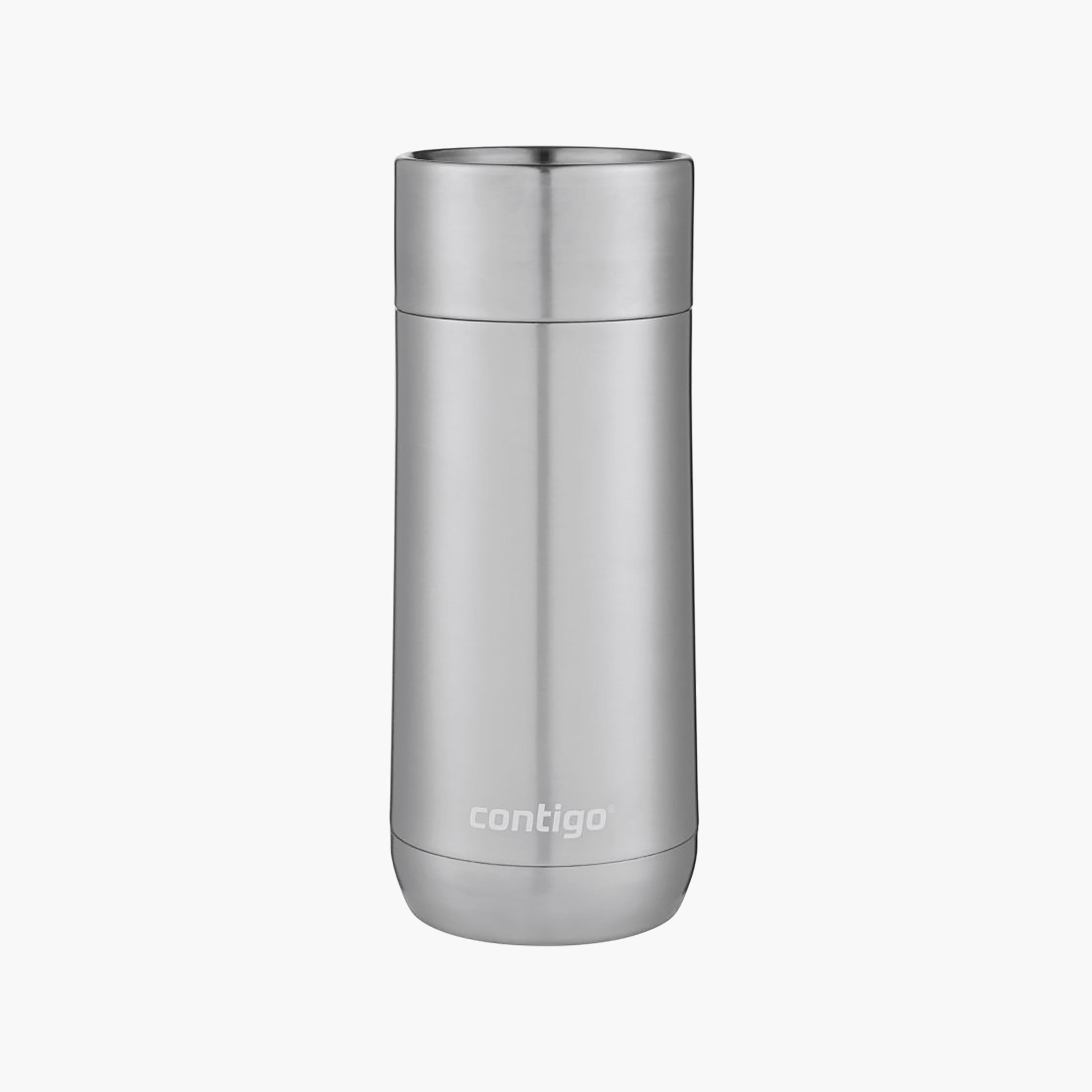 Contigo Plain Stainless Steel Travel Mug with Autoseal Spout and Leak Resistant Design - 470 ml-school-waterbottles-image-2