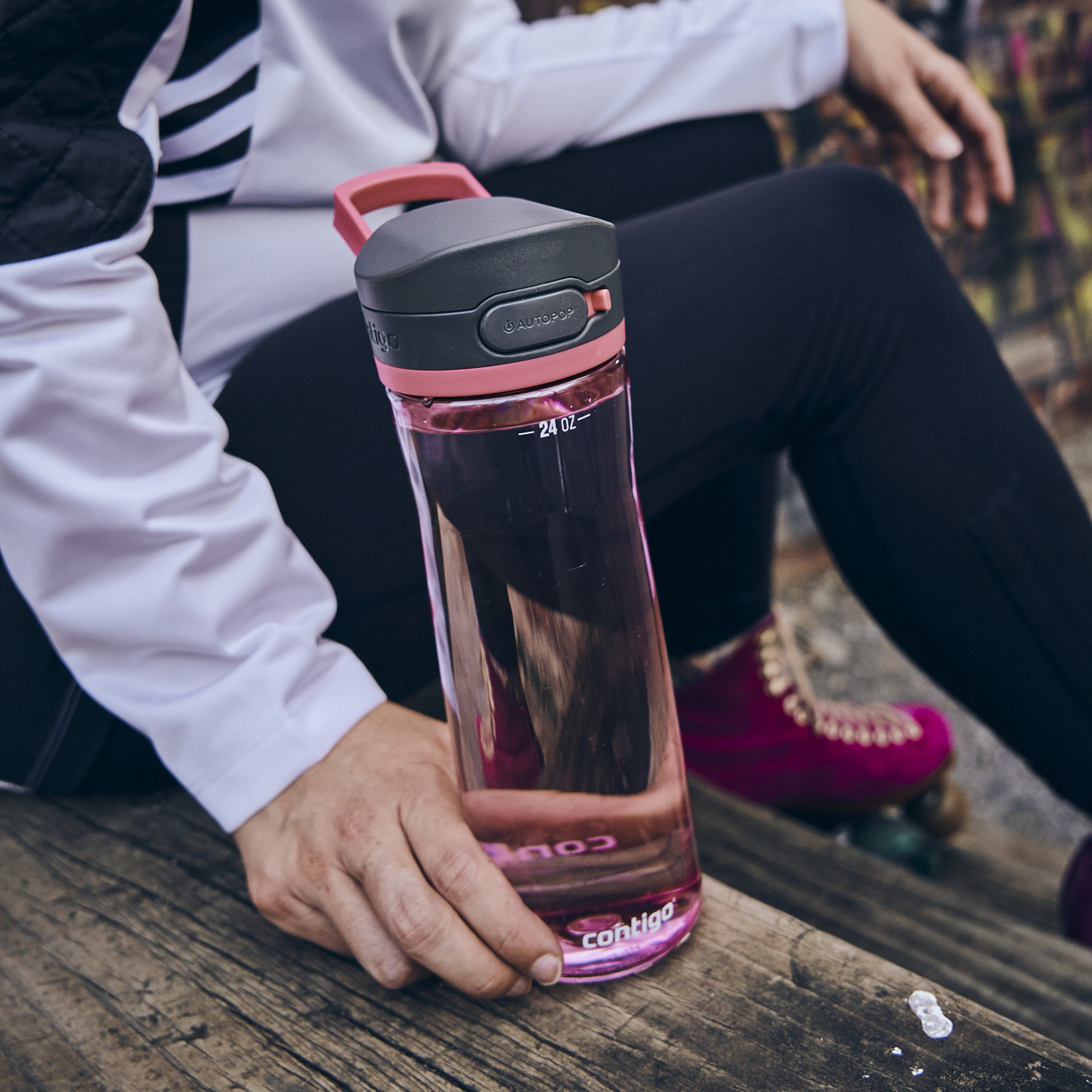 Contigo Plain Tritan Water Bottle with Autoseal Spout and Leak Resistant Design - 720 ml-school-waterbottles-image-6