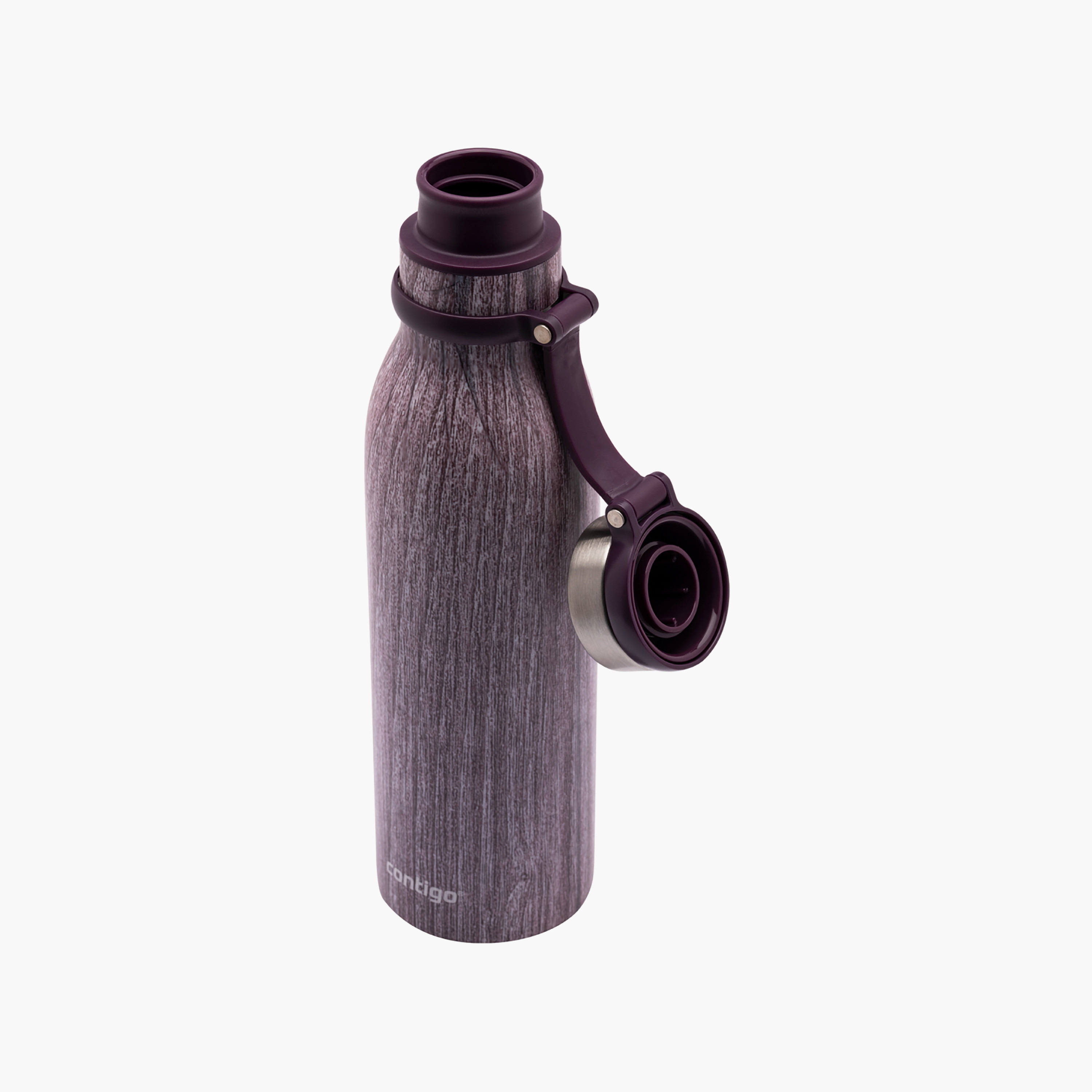 Contigo Abstract Stainless Steel Water Bottle with Wide Mouth and Leak Resistant Design - 590 ml-school-waterbottles-image-3