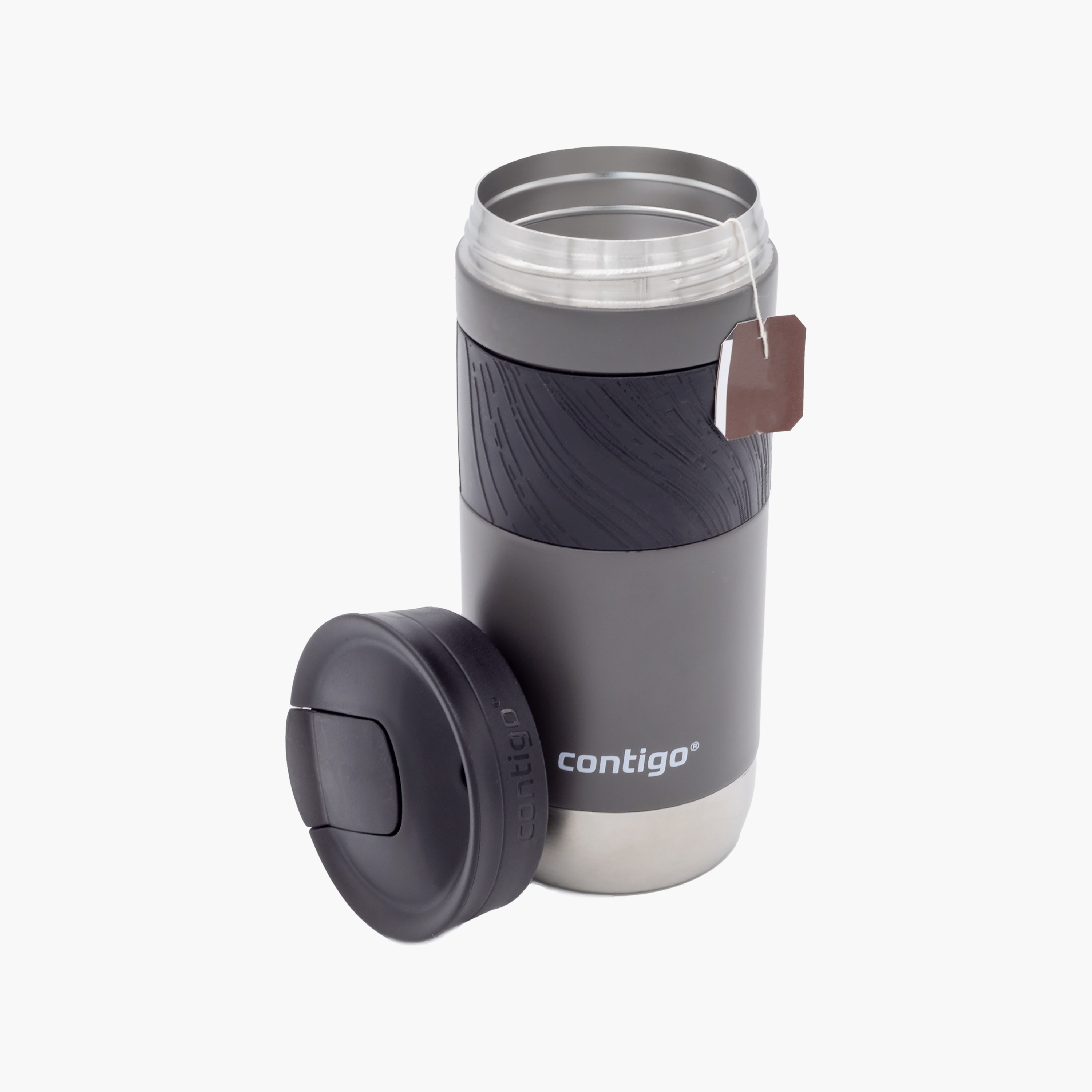 Contigo Plain Stainless Steel Travel Mug with Snap Spout and Leak Resistant Design - 470 ml-school-waterbottles-image-5