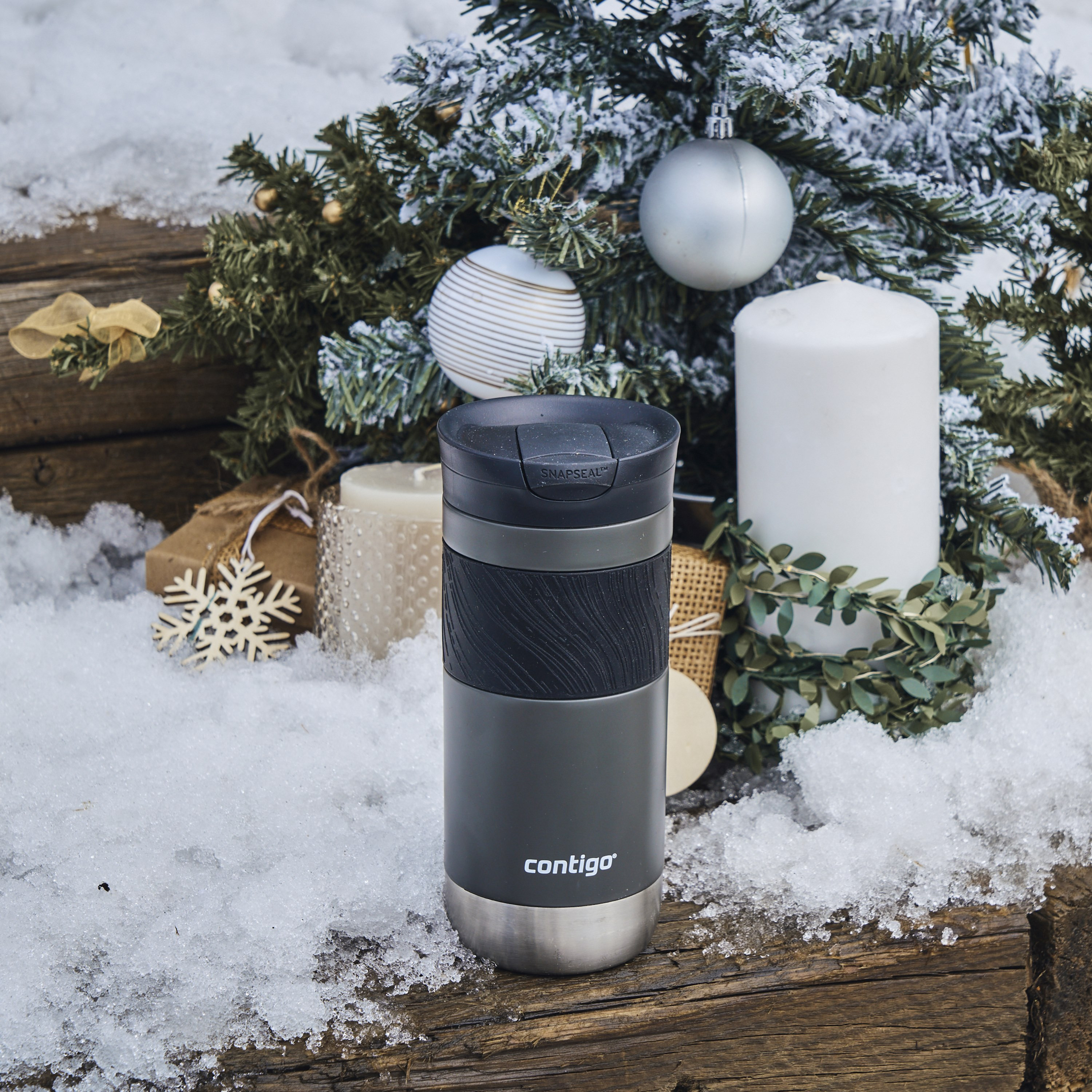 Contigo Plain Stainless Steel Travel Mug with Snap Spout and Leak Resistant Design - 470 ml-school-waterbottles-image-8