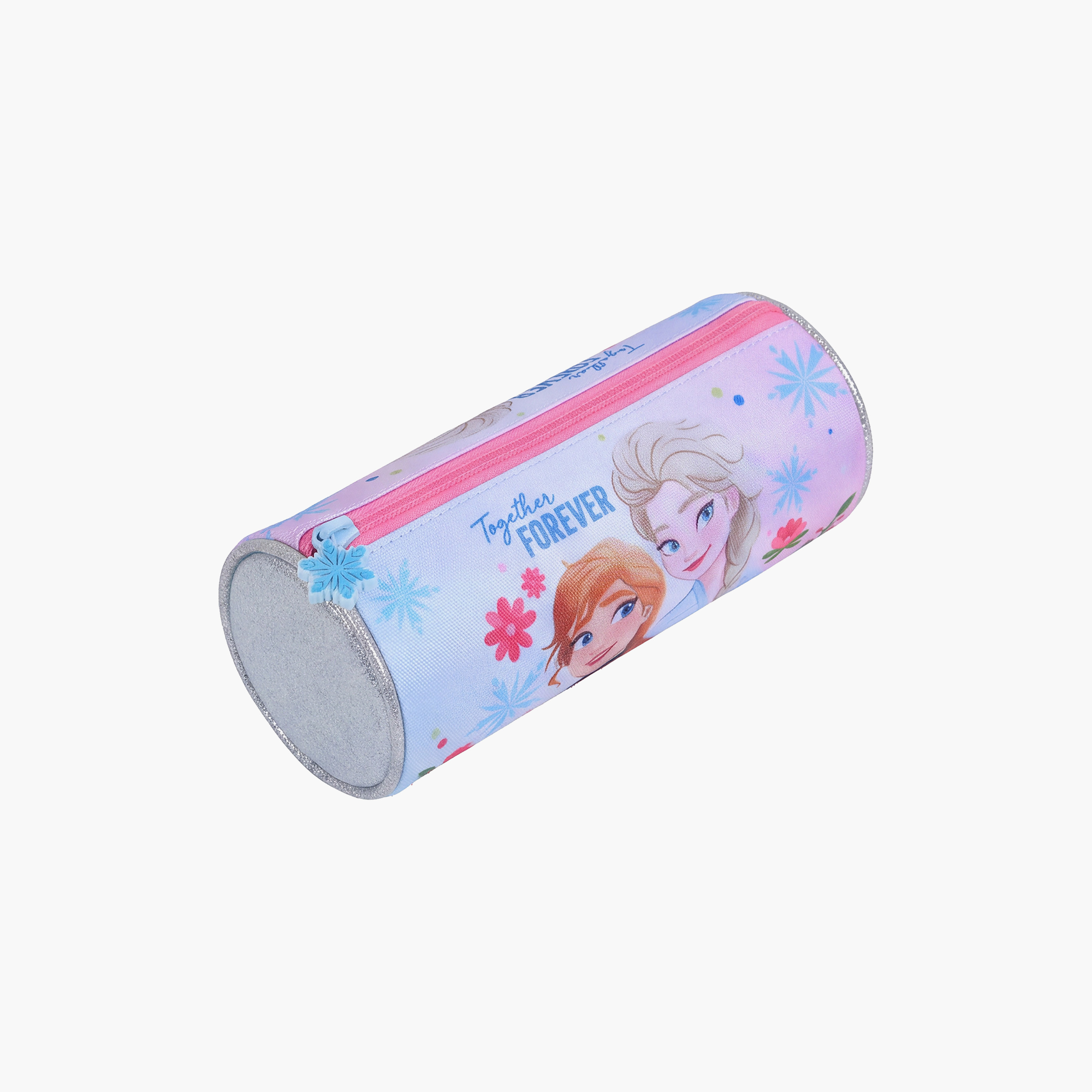 Frozen Round Pencil Case with Zip Closure - Polyester-school-stationery-pencilcases-image-2
