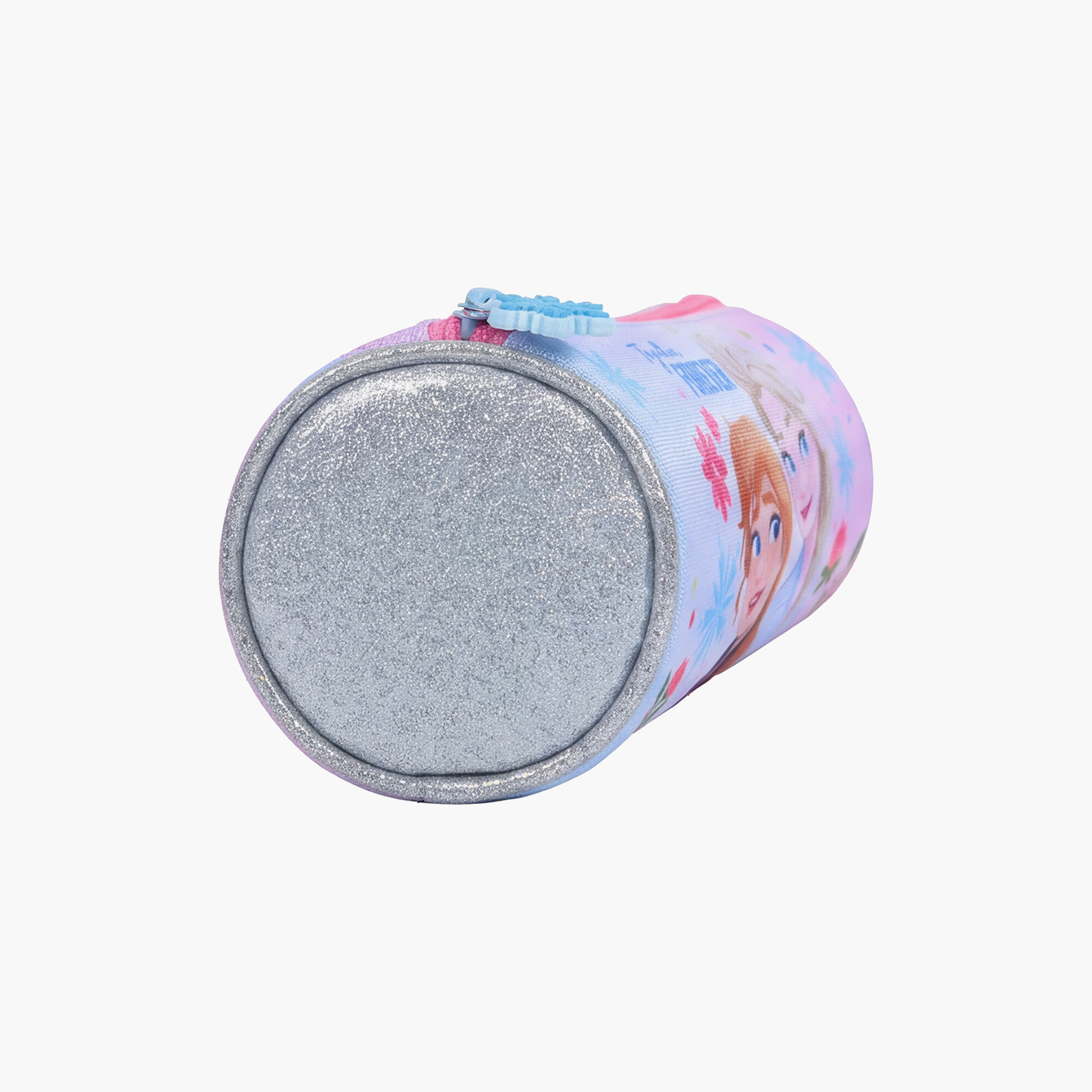 Frozen Round Pencil Case with Zip Closure - Polyester-school-stationery-pencilcases-image-3