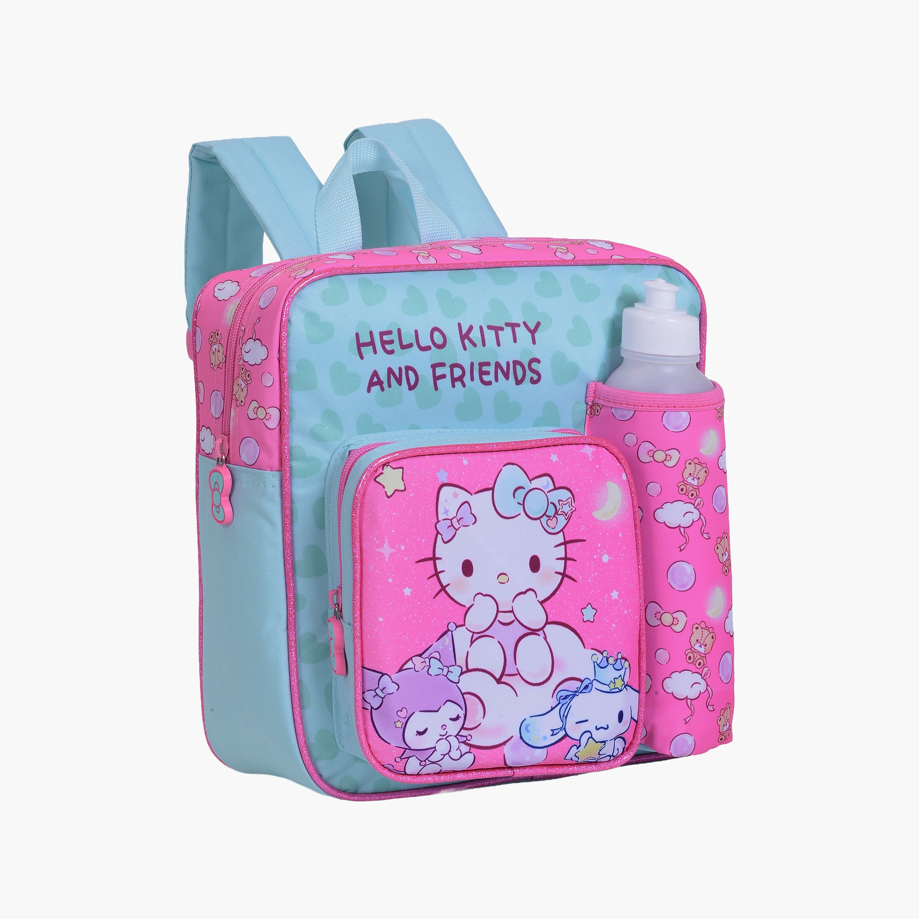 Hellokitty & Friends 5-Piece Backpack Set for Girls 2-5 Yrs with Lunch Box & Bottle - 11 Inch-school-bagsandbackpacks-backpacks-image-2