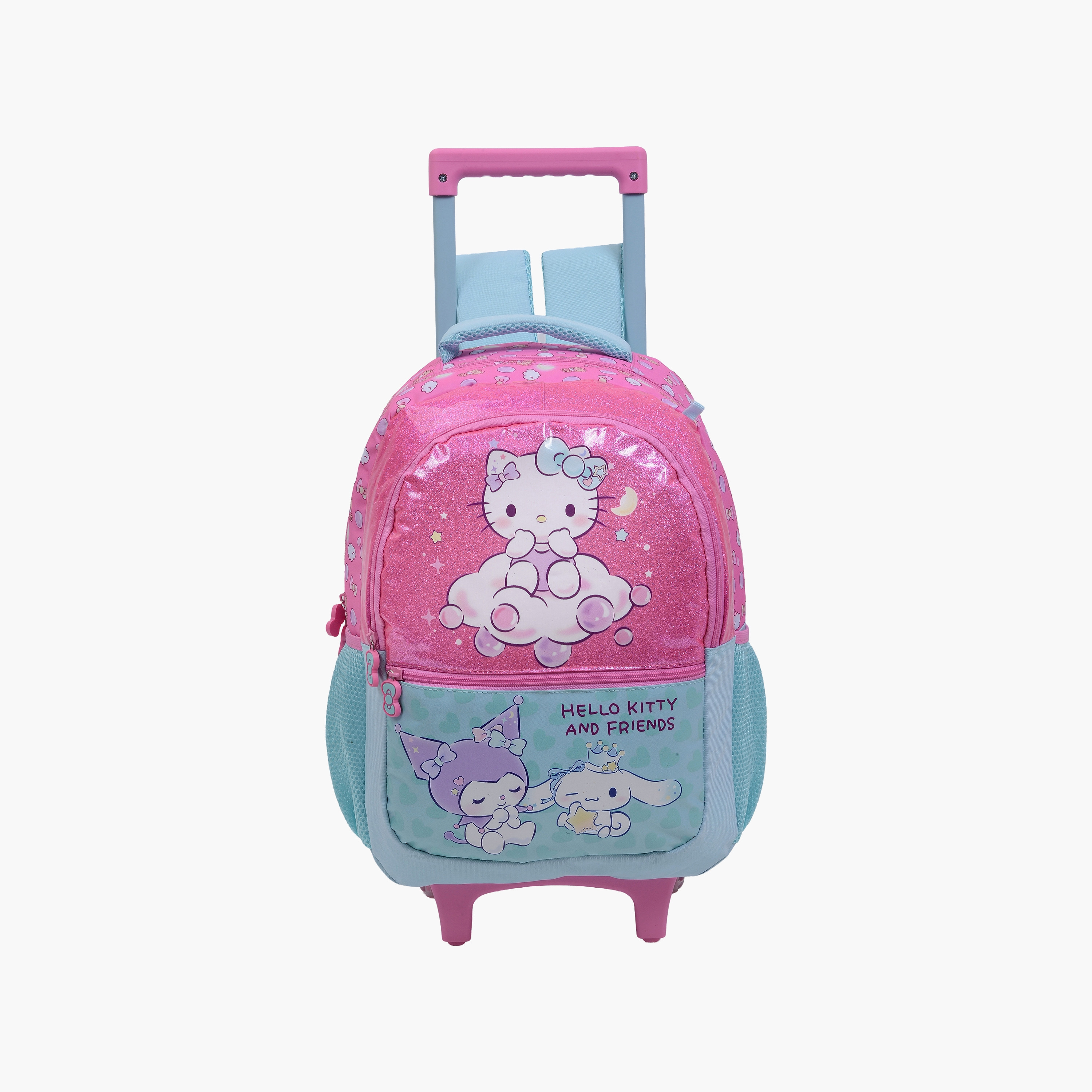 Hellokitty & Friends Hello Kitty Trolley Backpack for Girls 8-13 Yrs with Pencil Case - 16 Inch-school-bagsandbackpacks-trolleybags-image-2