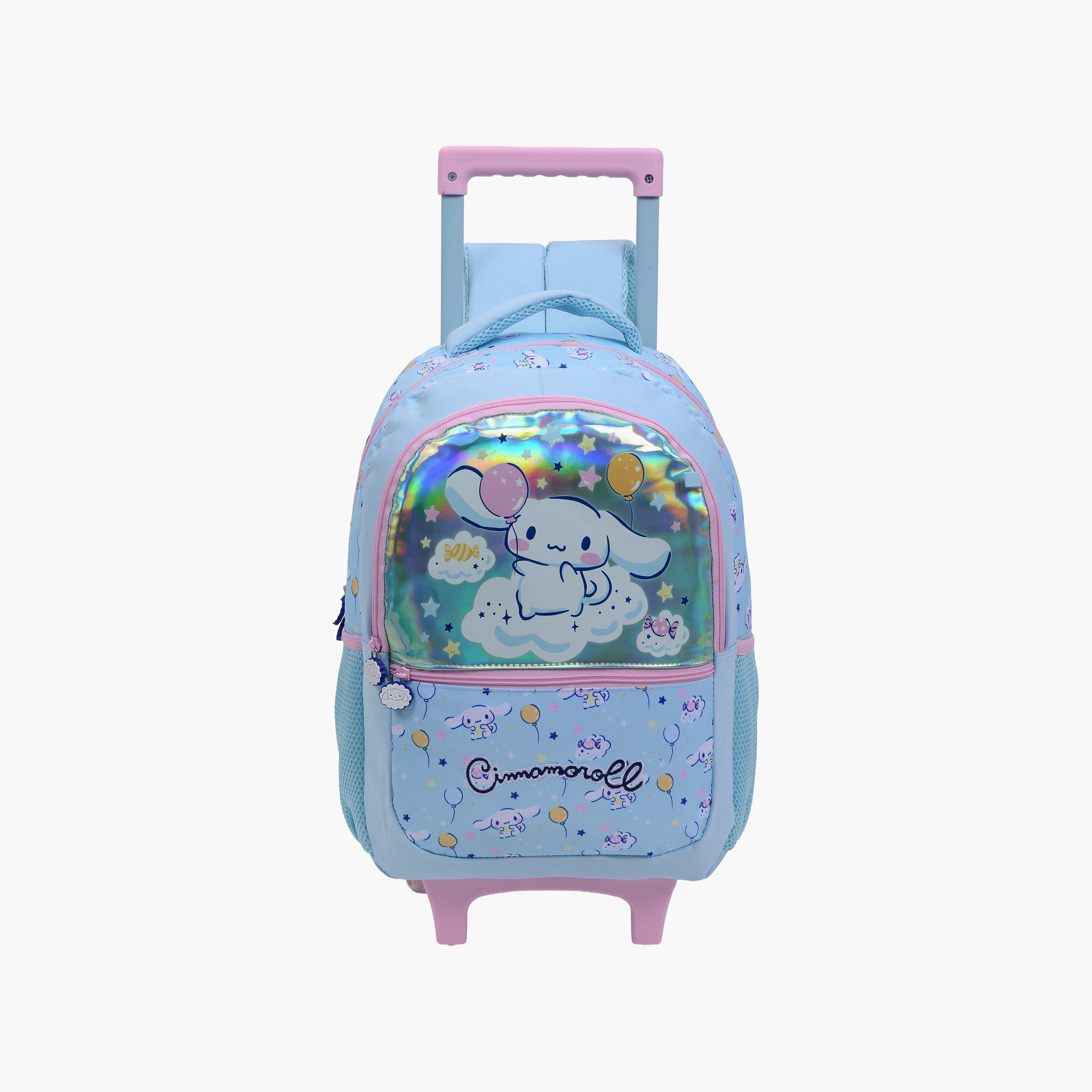 Cinnamaroll Trolley Backpack for Girls 8-13 Yrs with Pencil Case - 16 Inch-school-bagsandbackpacks-trolleybags-image-2