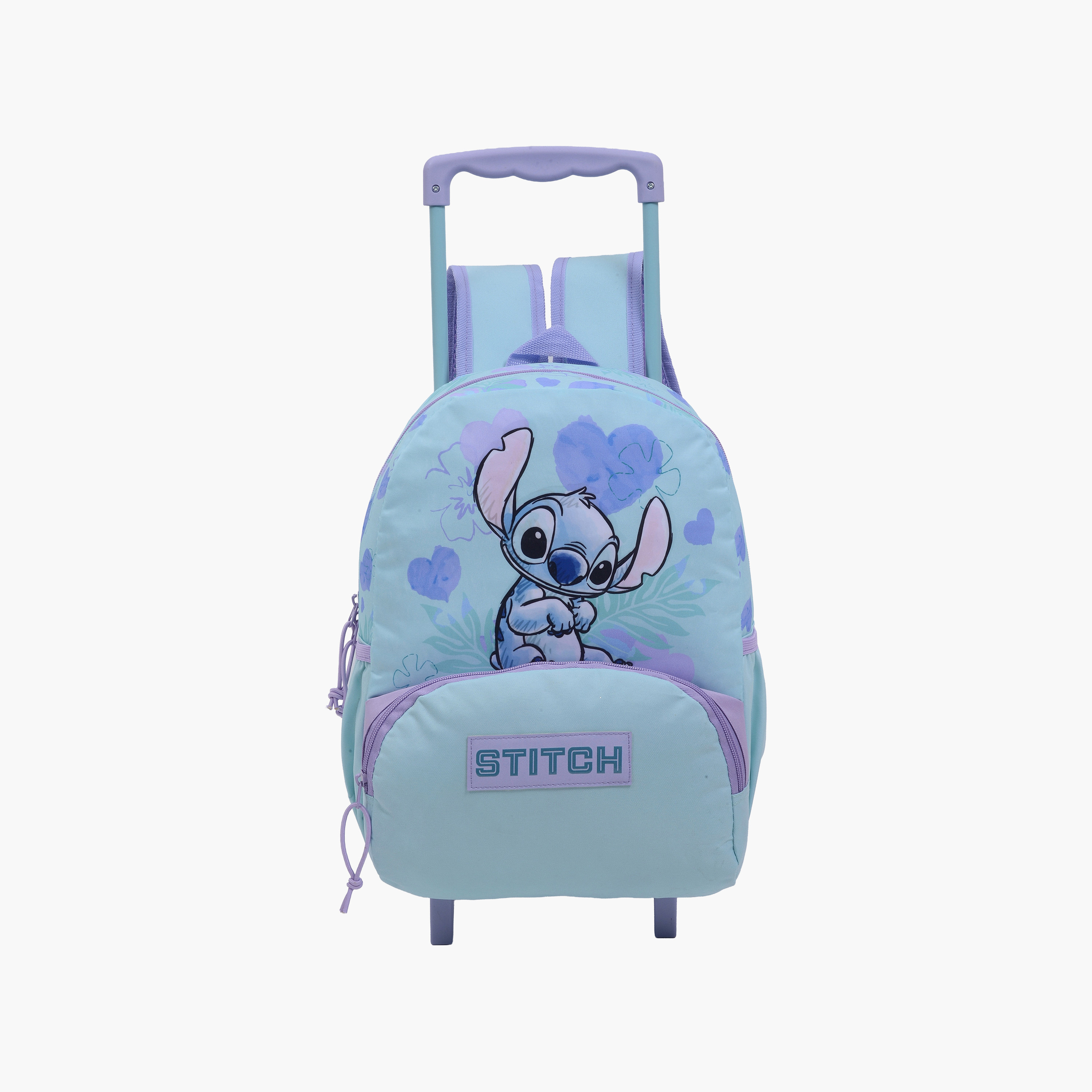 Stitch Trolley Backpack for Girls 8-13 Yrs with Pencil Case - 16 Inch-school-bagsandbackpacks-trolleybags-image-1