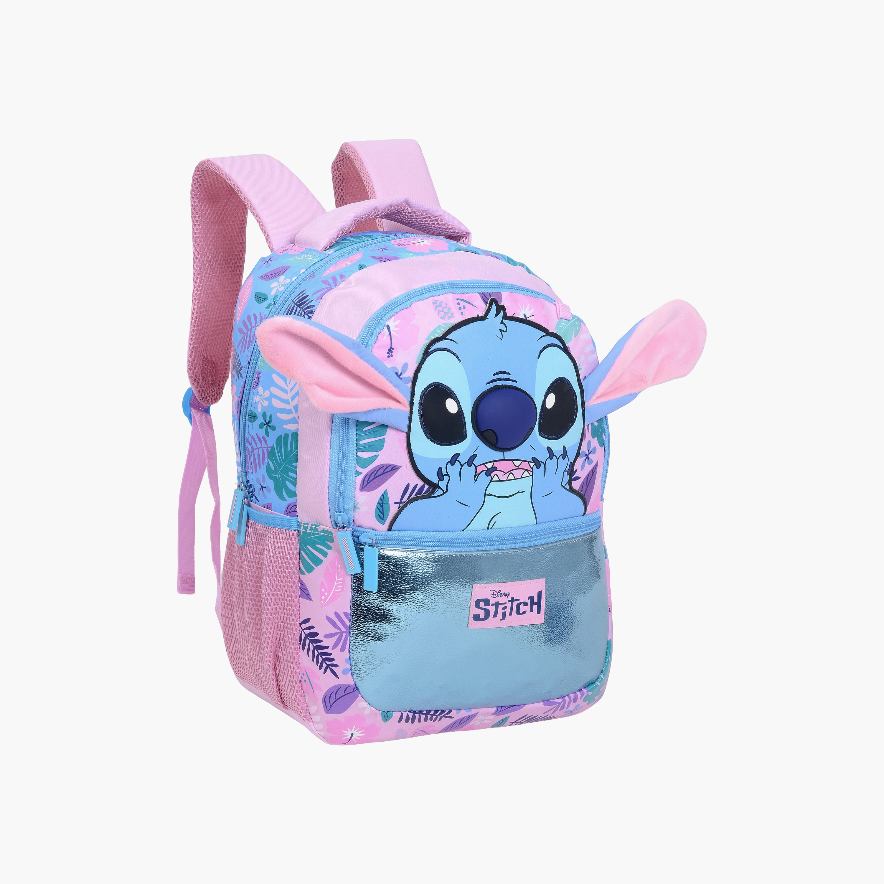 شنطة ظهر مدرسية بزخارف ستيتش للبنات بعمر 5-8 سنوات - 13.5 بوصة-school-bagsandbackpacks-backpacks-image-4