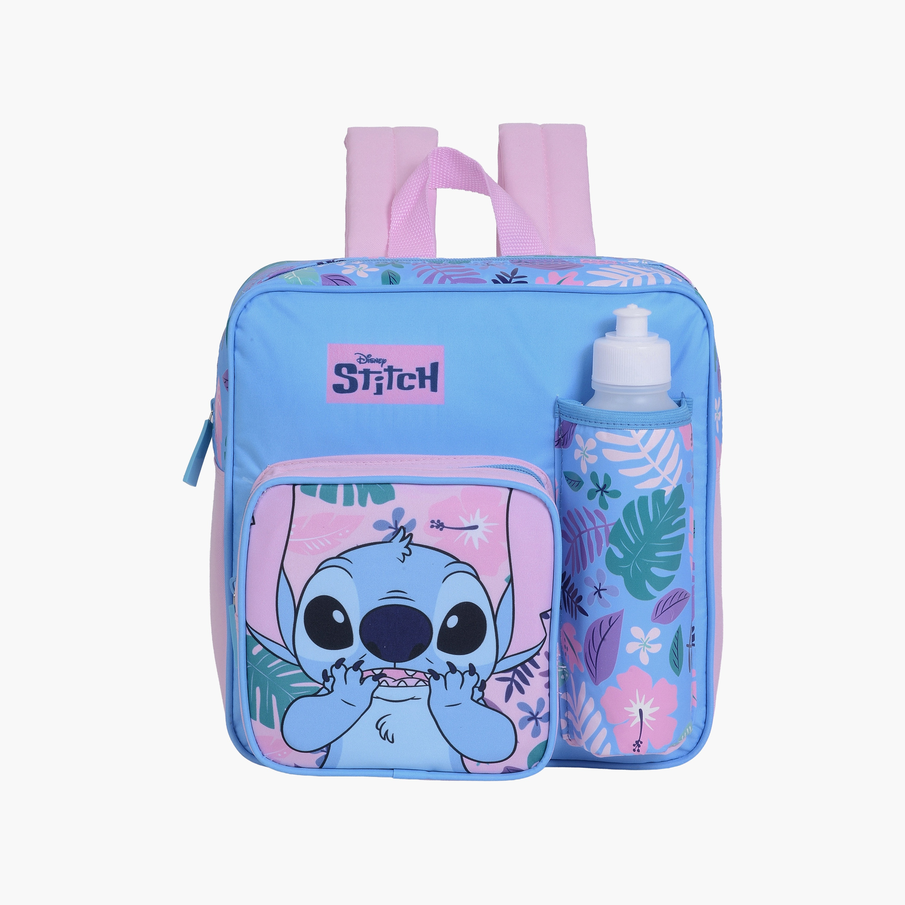 Stitch 5-Piece Insulated Backpack Set for Girls 2-5 Yrs with Lunch Box & Bottle - 11 Inch-school-bagsandbackpacks-backpacks-image-1