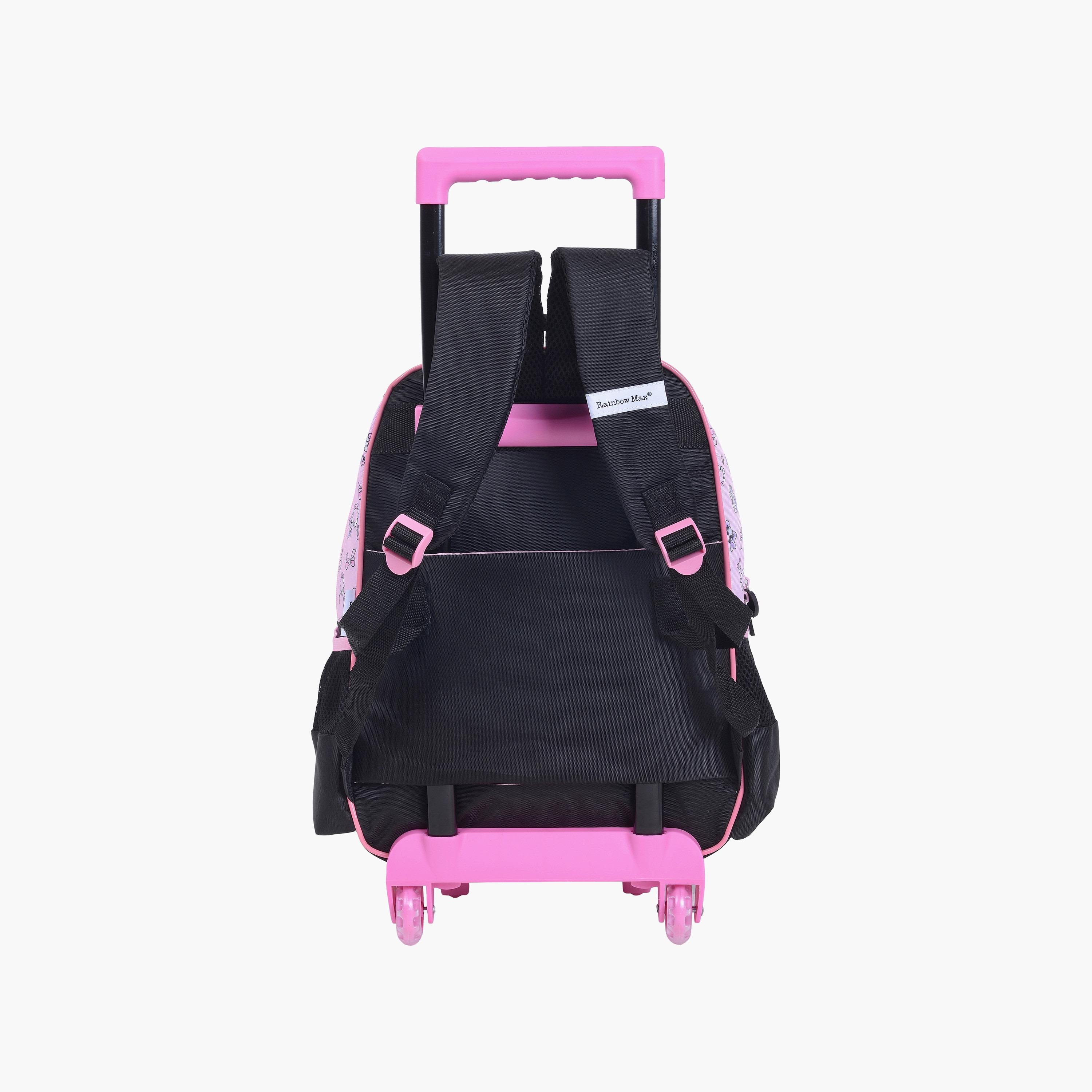 Kuromi Trolley Backpack for Girls 8-13 Yrs with Pencil Case - 16 Inch-school-bagsandbackpacks-trolleybags-image-3