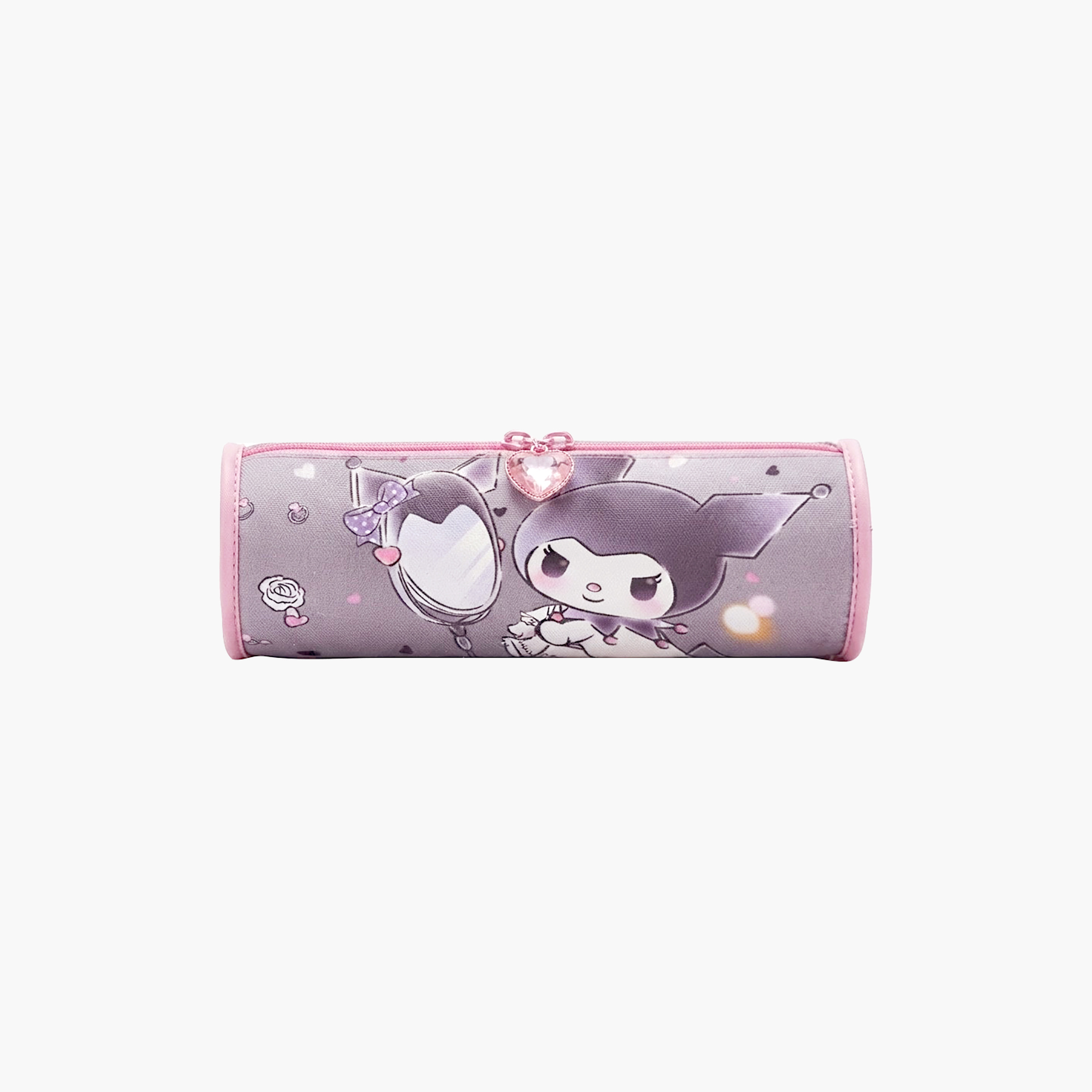 Kuromi Trolley Backpack for Girls 8-13 Yrs with Pencil Case - 16 Inch-school-bagsandbackpacks-trolleybags-image-4