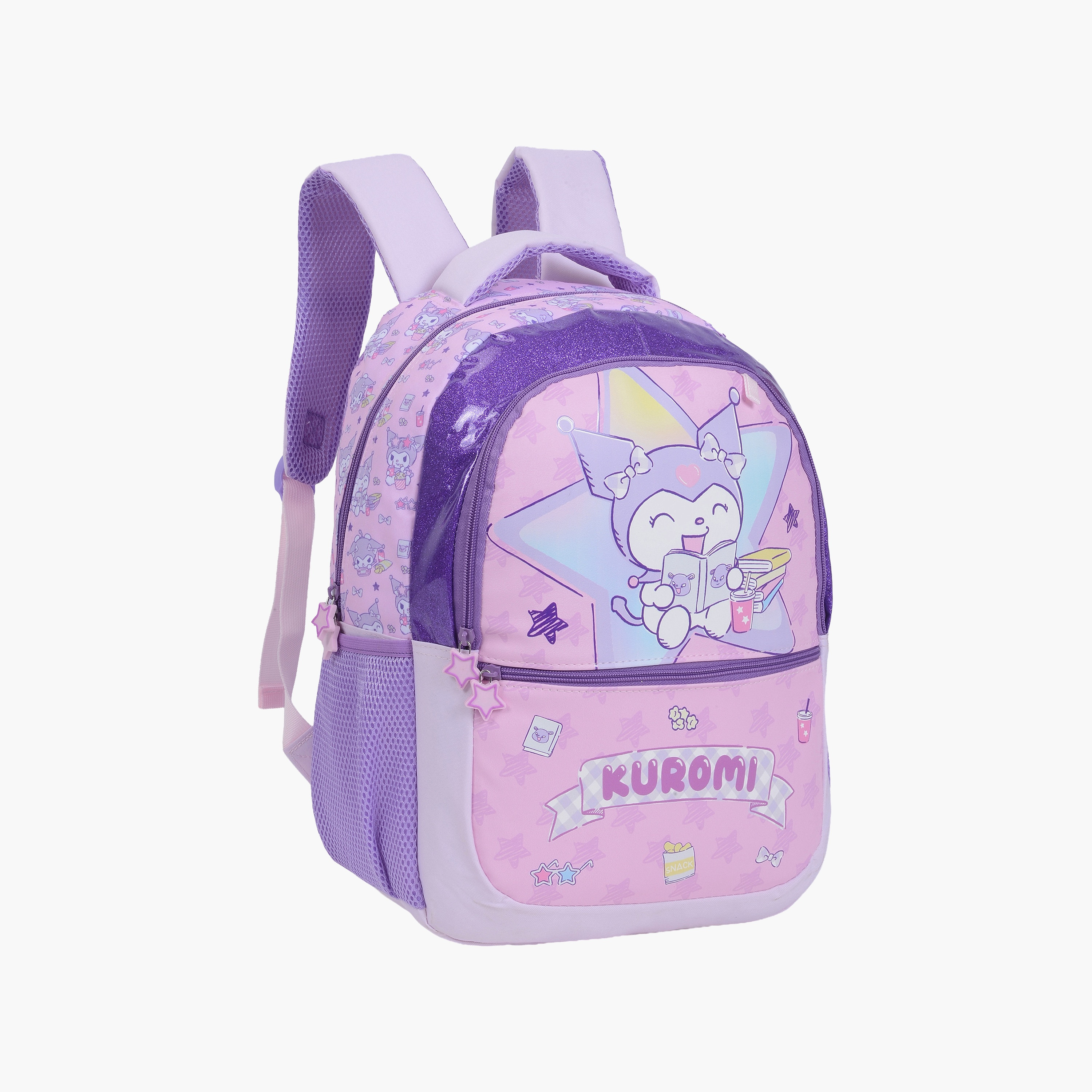Kuromi School Backpack for Girls 8-13 yrs with Pencil Case - 16 Inch-school-bagsandbackpacks-backpacks-image-2