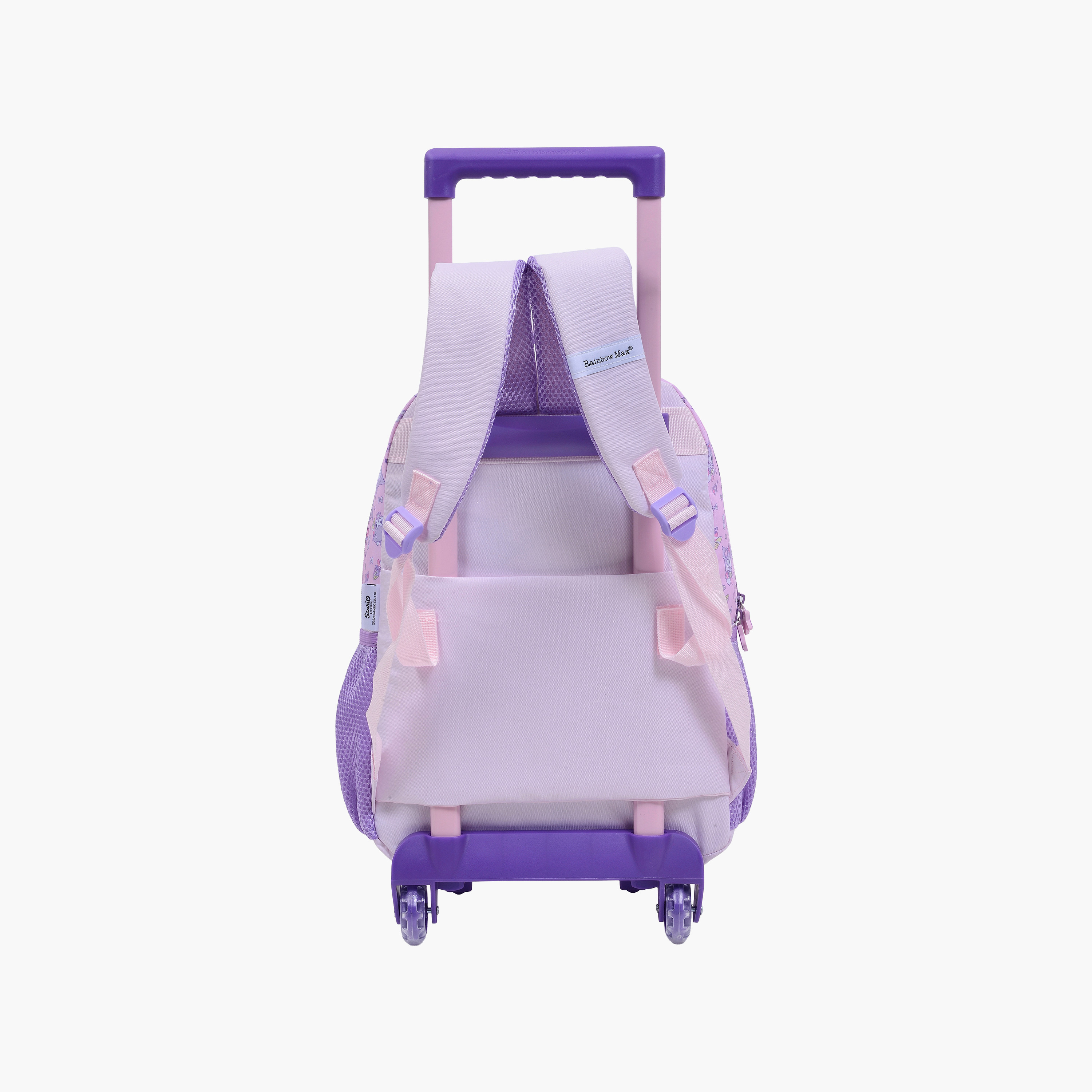 Kuromi Trolley Backpack for Girls 8-13 Yrs with Pencil Case - 16 Inch-school-bagsandbackpacks-trolleybags-image-3