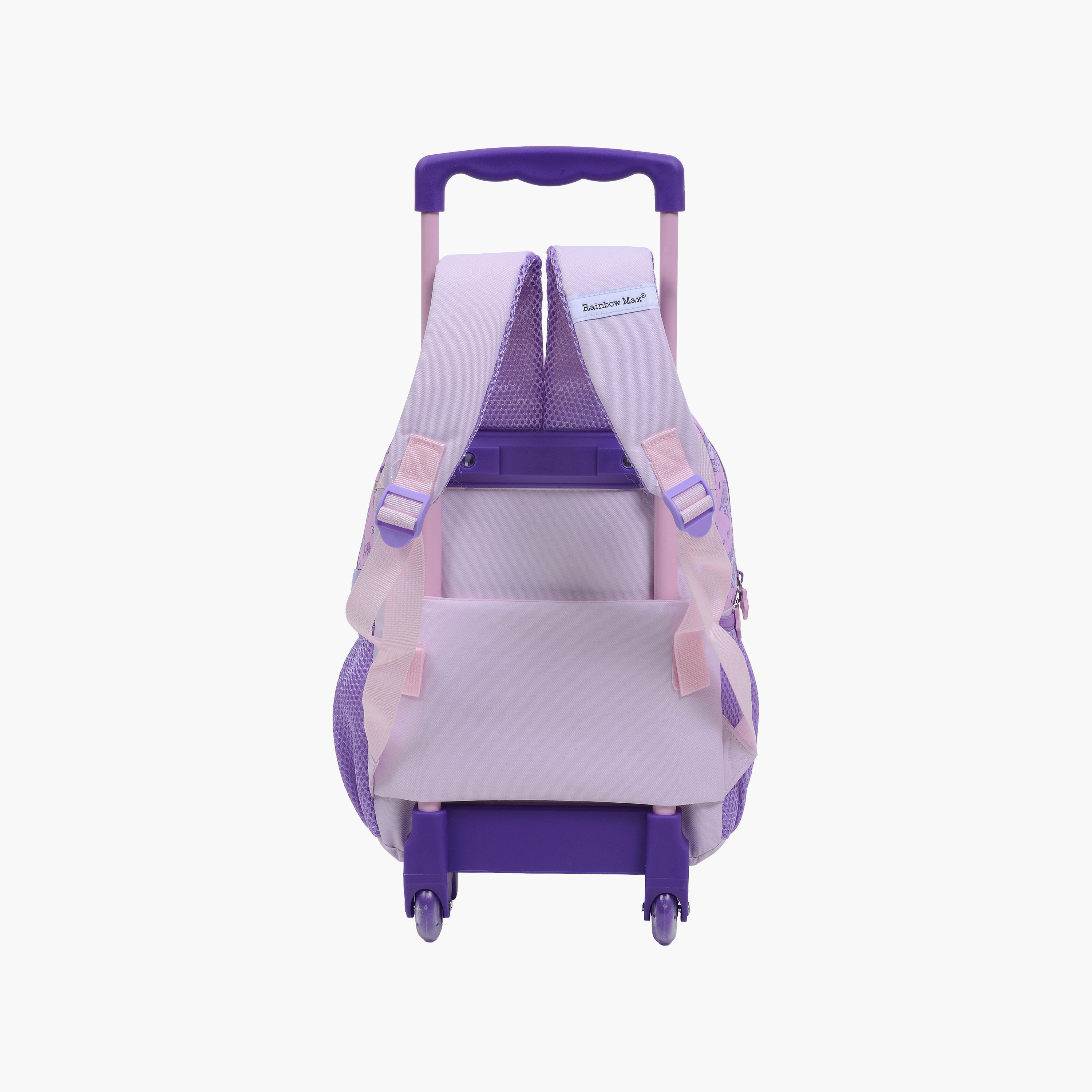Kuromi Trolley Backpack for Girls 5-8 Yrs - 13.5 Inch-school-bagsandbackpacks-trolleybags-image-3