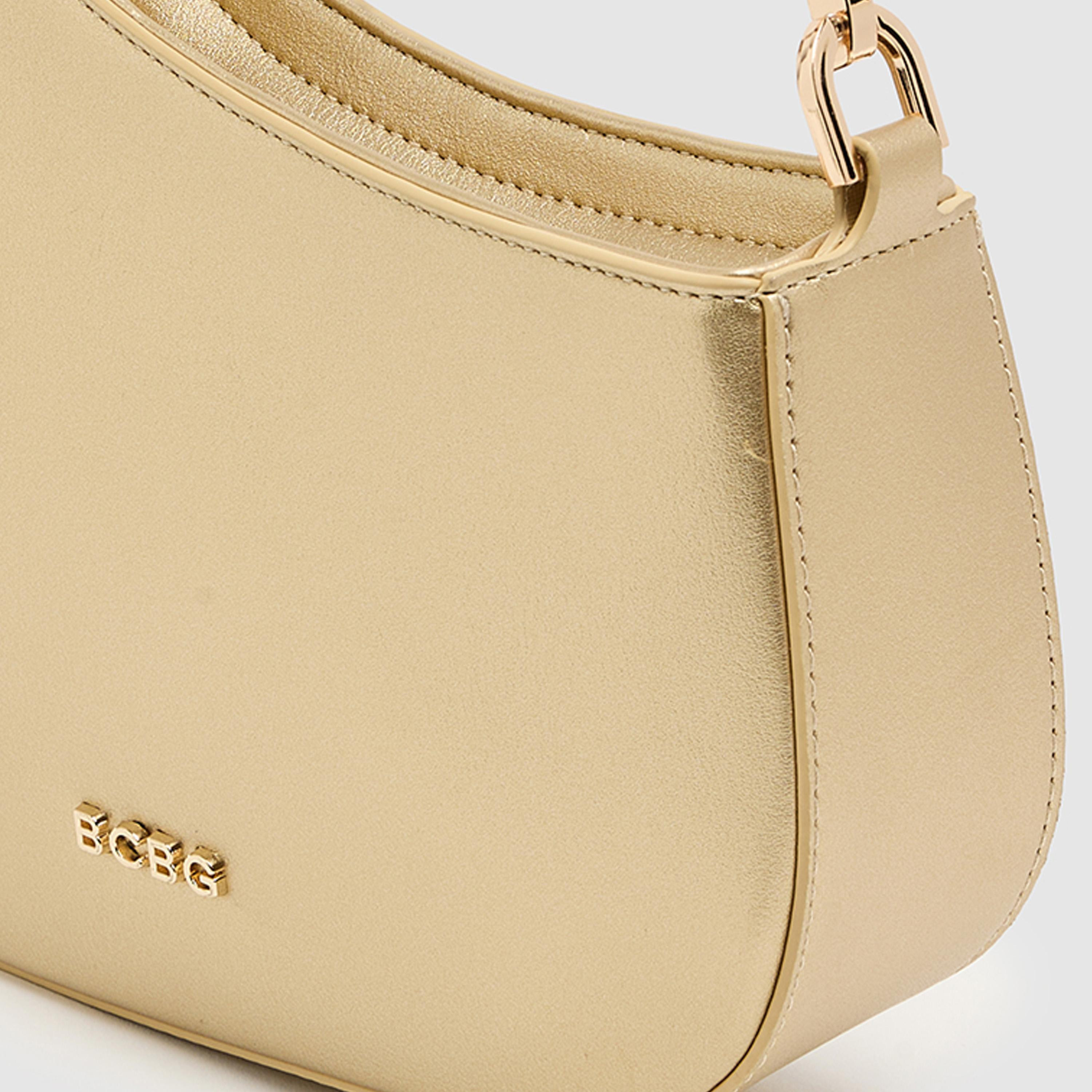 BCBG Plain Top Handle Shoulder Bag with Zipper Closure and Detachable Strap | 26 X 23 X 6 CM-women-bagsandwallets-handbags-image-4