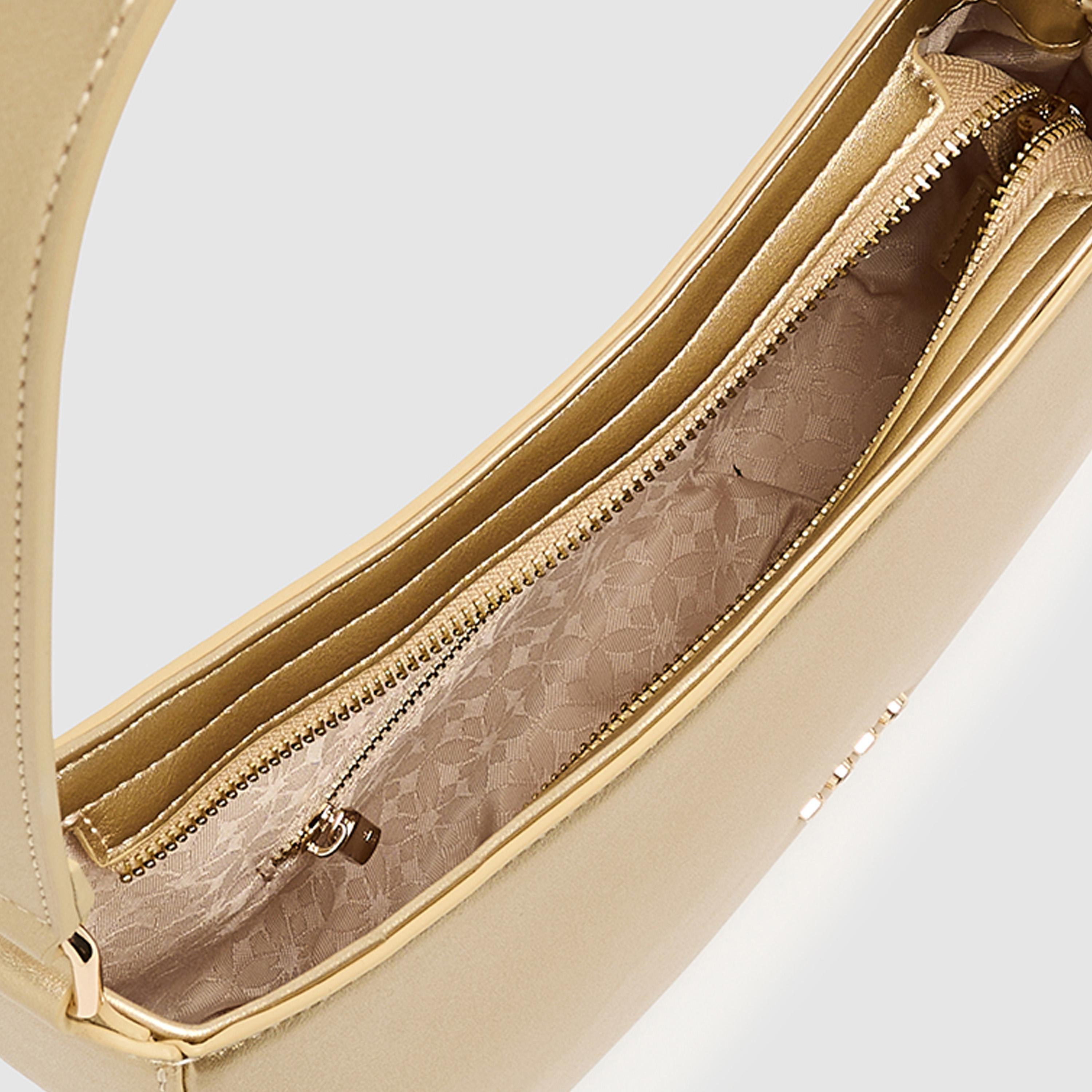 BCBG Plain Top Handle Shoulder Bag with Zipper Closure and Detachable Strap | 26 X 23 X 6 CM-women-bagsandwallets-handbags-image-6