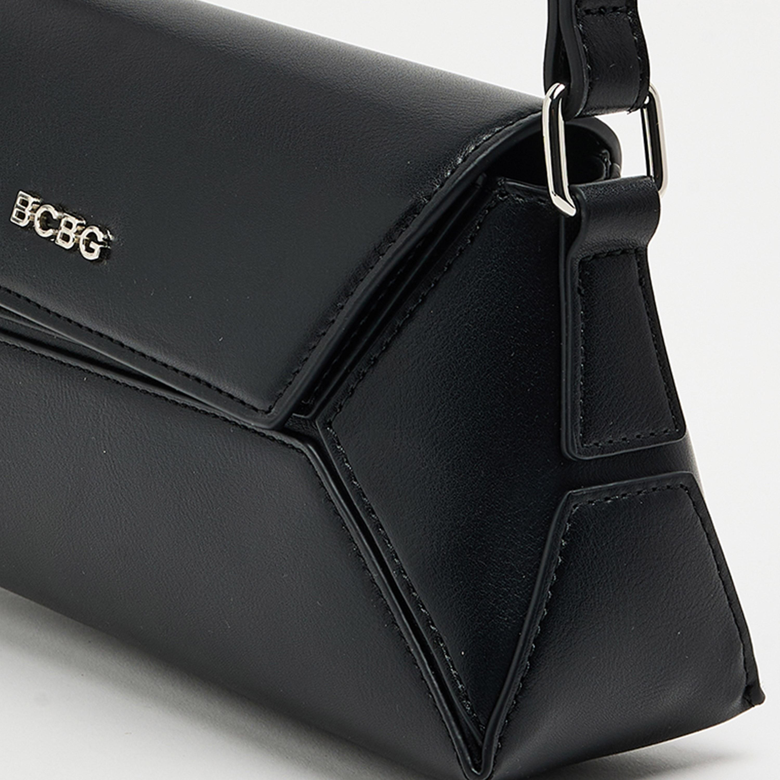 BCBG Plain Top Handle Sling Bag with Magnetic Closure and Adjustable Strap | 27 X 13 X 10 CM-women-bagsandwallets-handbags-image-4