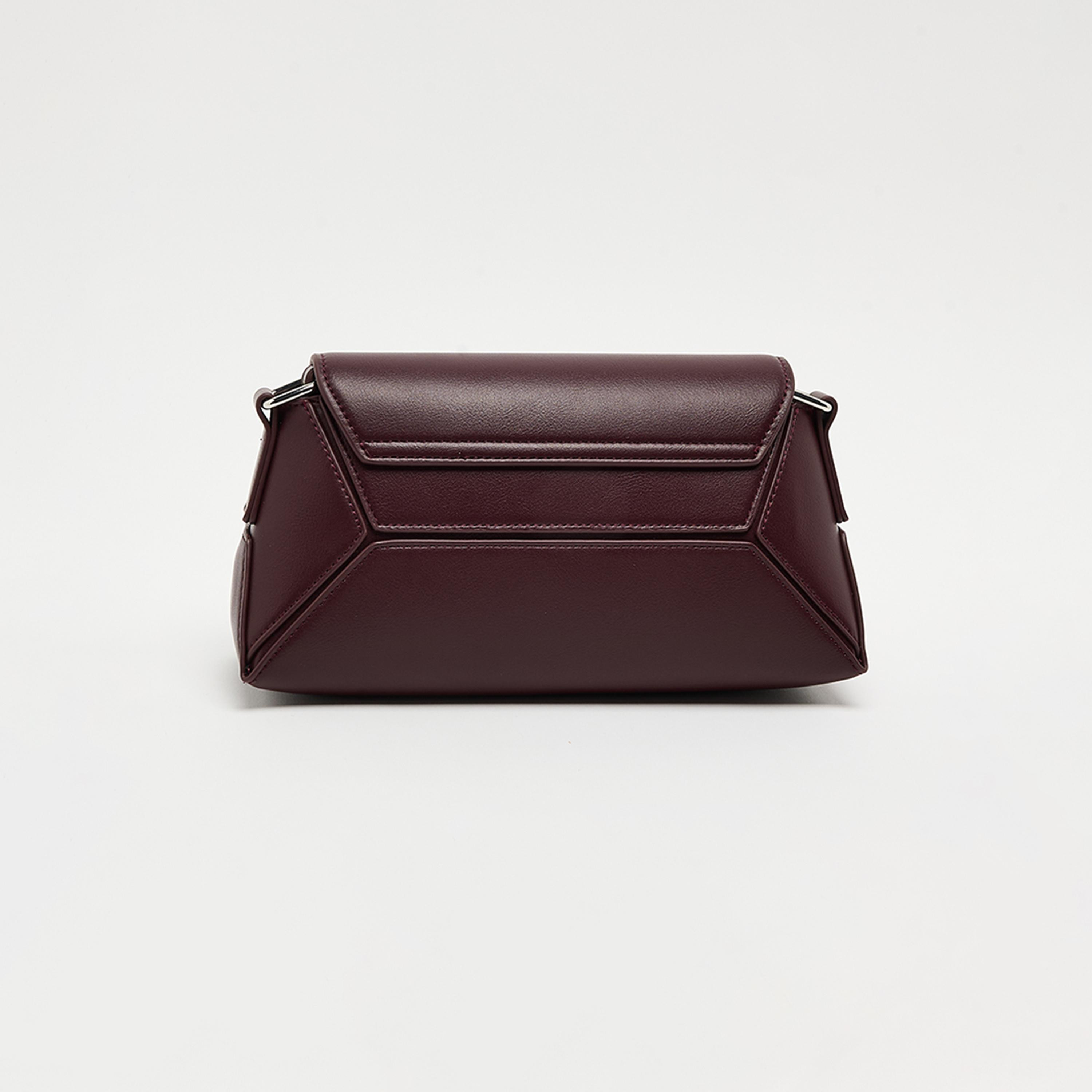 BCBG Plain Top Handle Sling Bag with Magnetic Closure and Adjustable Strap | 27 X 13 X 10 CM-women-bagsandwallets-handbags-image-3
