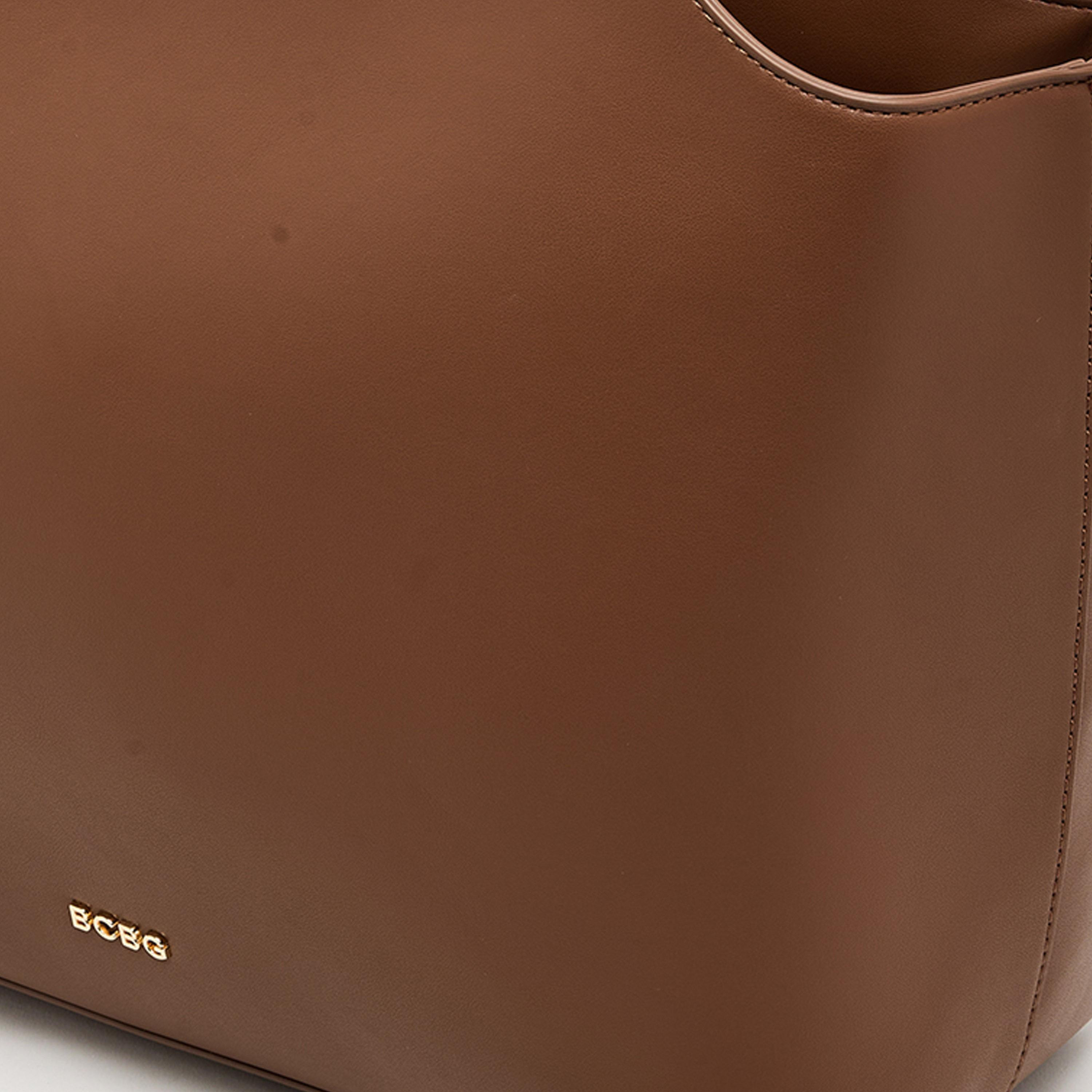 BCBG Plain Top Handle Shoulder Bag with Zipper Closure | 45 X 30 X 19 CM-women-bagsandwallets-handbags-image-5