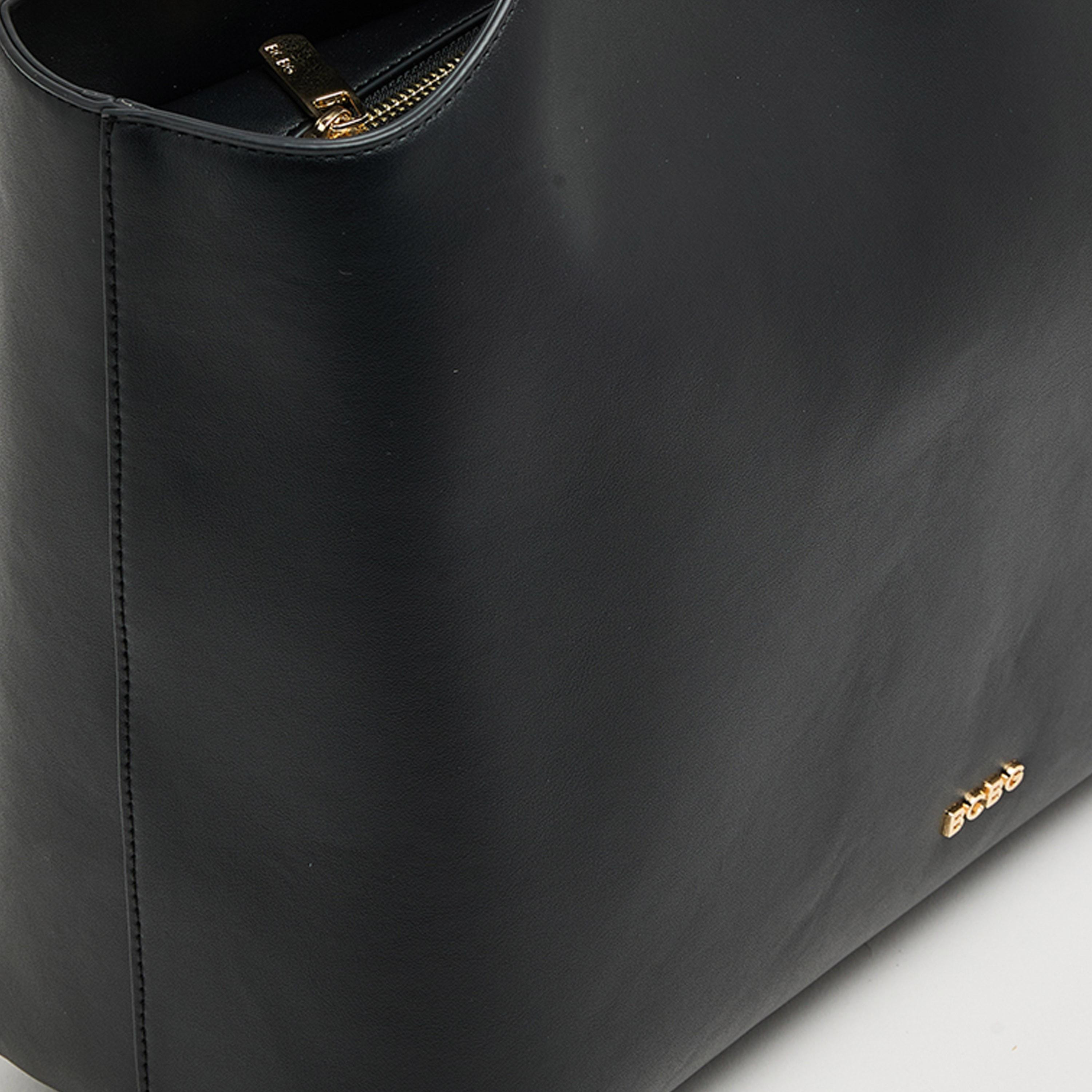 BCBG Plain Top Handle Shoulder Bag with Zipper Closure | 45 X 30 X 19 CM-women-bagsandwallets-handbags-image-7