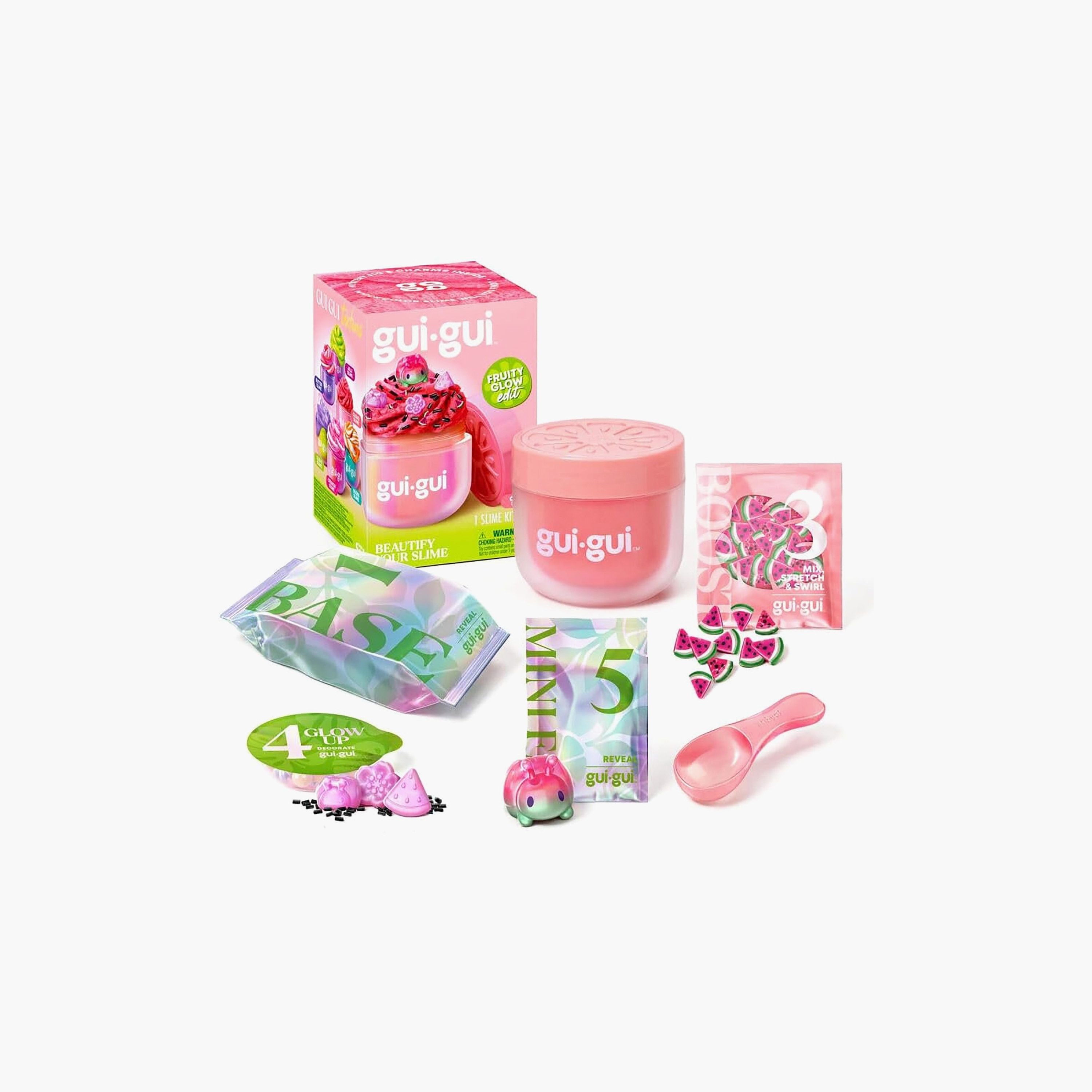 مجموعة عجين تشكيل سلايم فروتي جلو من جينيريك غوي غوي-toys-educational-doughtoys-image-6