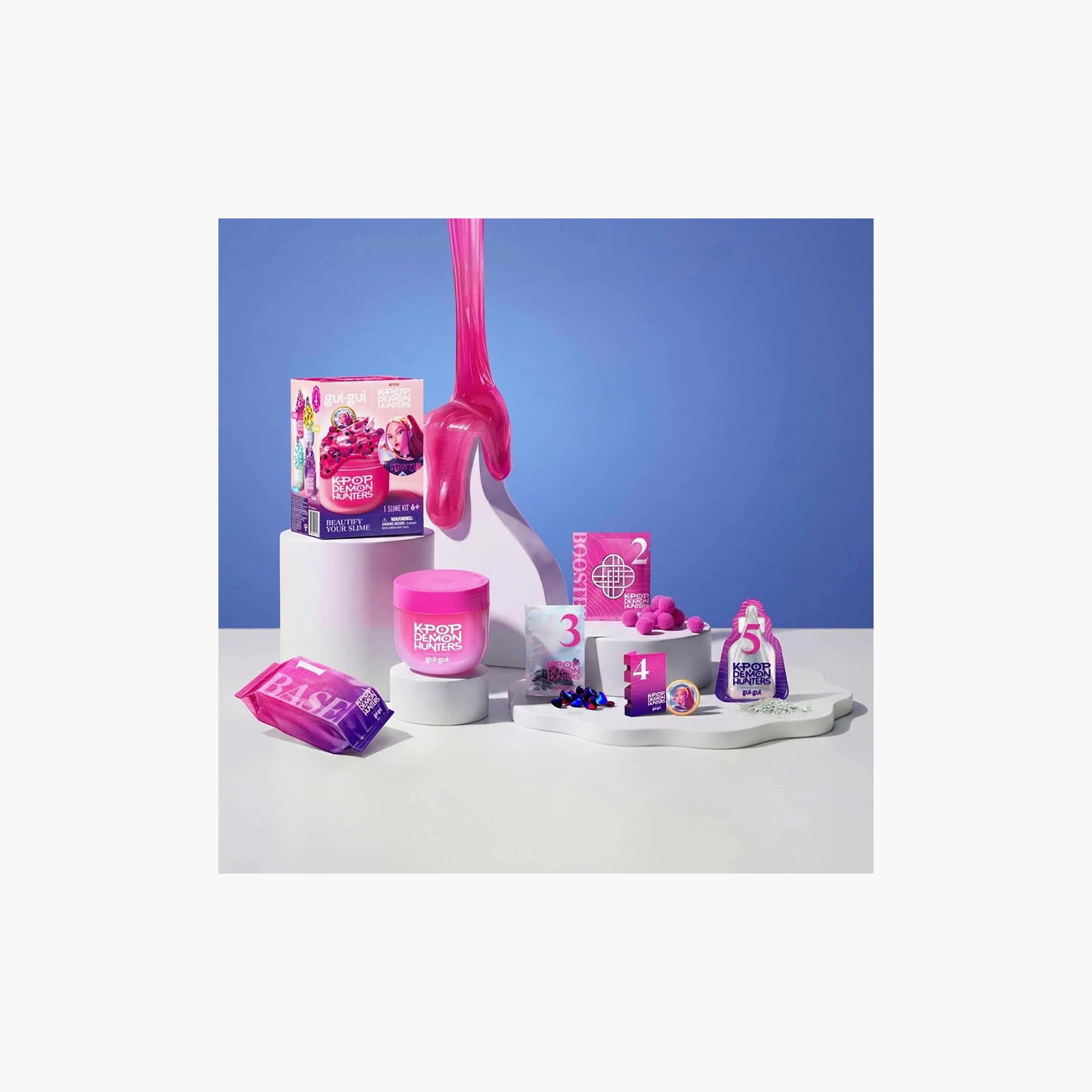 Generic Gui Gui Slime KPop Demon Hunters Dough Palyset-toys-educational-doughtoys-image-5