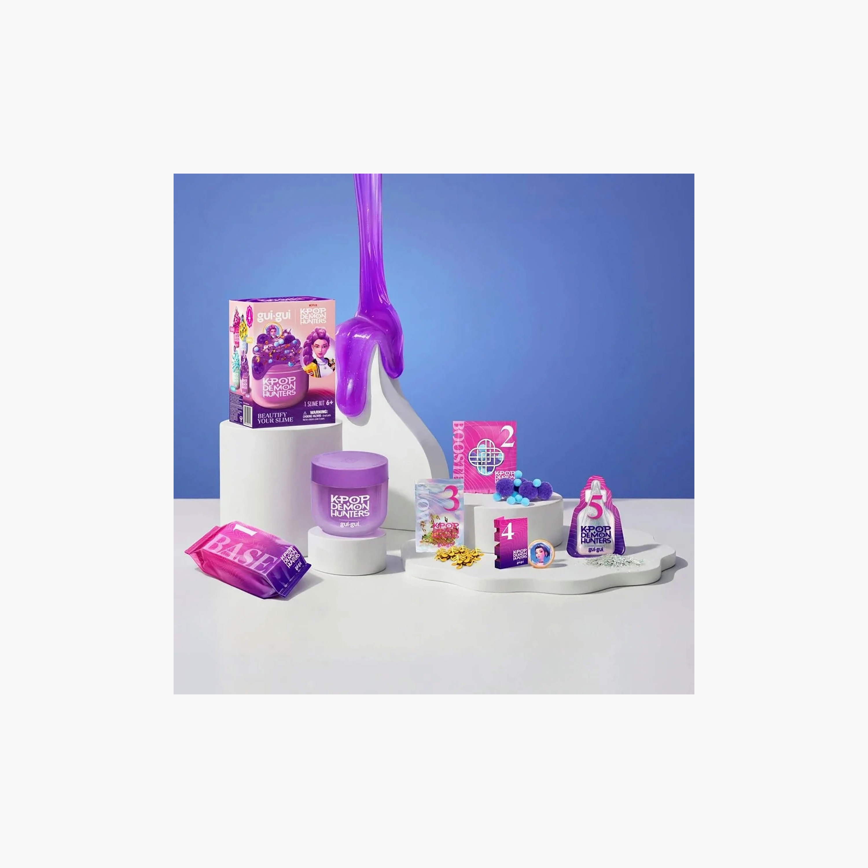 Generic Gui Gui Slime KPop Demon Hunters Dough Palyset-toys-educational-doughtoys-image-6