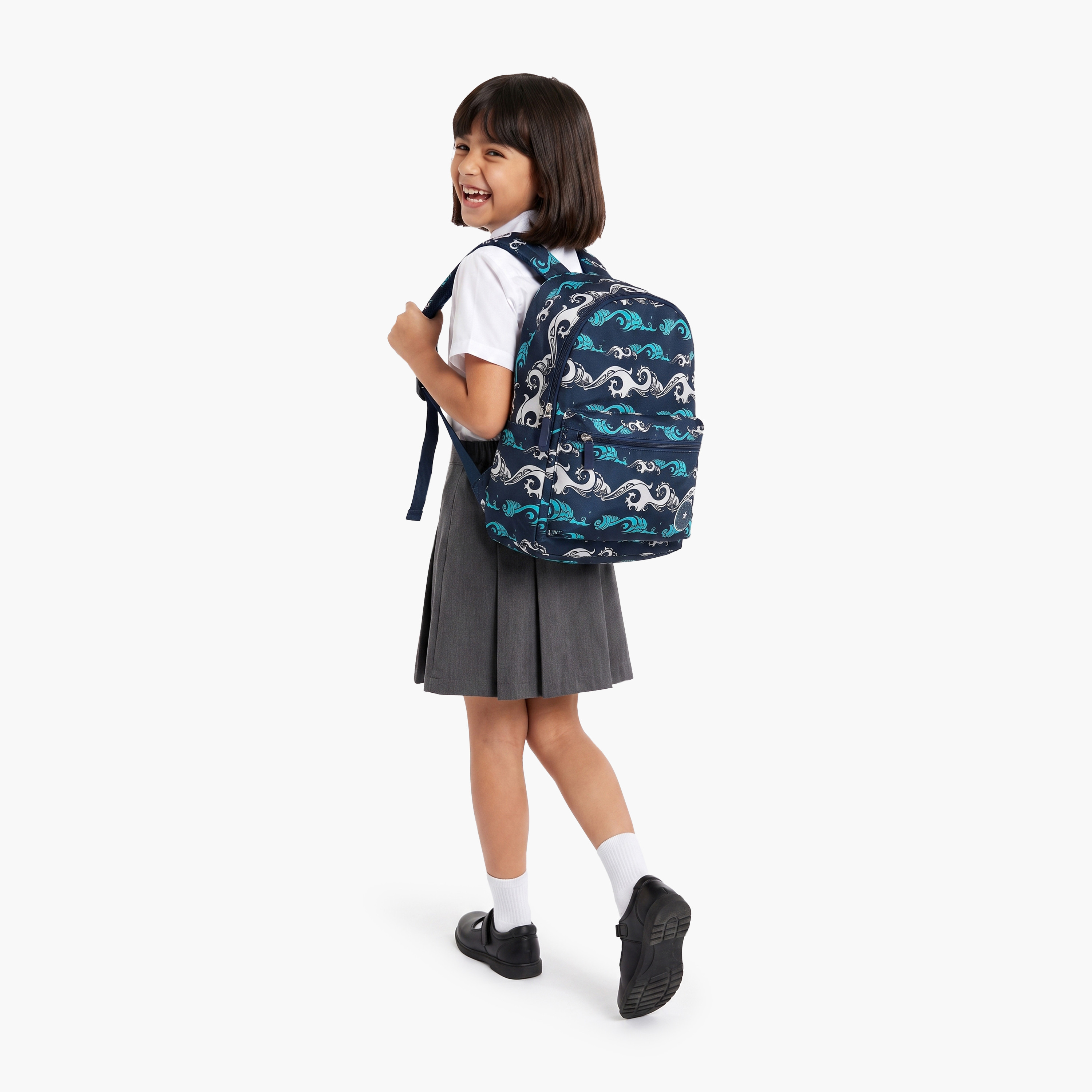 طقم حقيبة ظهر مدرسية من تولي ستار فاشن مكون من 4 قطع مع مقلمة وزجاجة ماء - 17 بوصة-school-bagsandbackpacks-backpacks-image-6