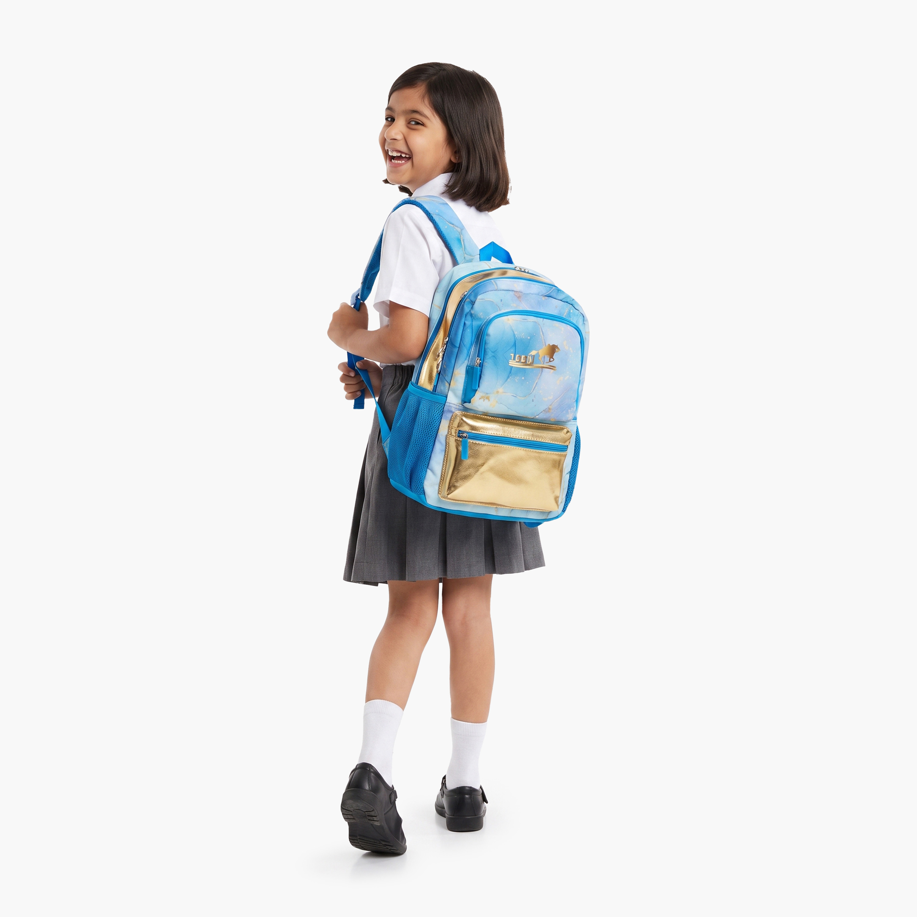طقم حقيبة ظهر مدرسية من تولي فاشن مكون من 4 قطع مع مقلمة وزجاجة ماء - 17 بوصة-school-bagsandbackpacks-backpacks-image-6
