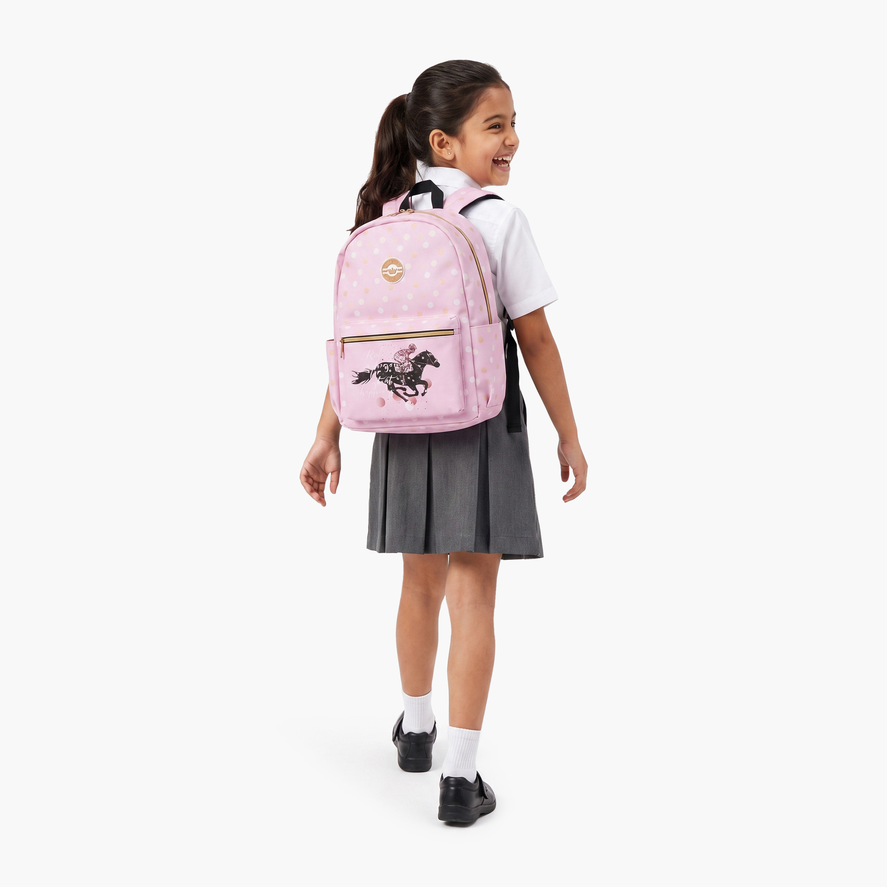 طقم حقيبة ظهر مدرسية من تولي كراون فاشن مكون من 4 قطع مع مقلمة وزجاجة ماء - 17 بوصة-school-bagsandbackpacks-backpacks-image-6