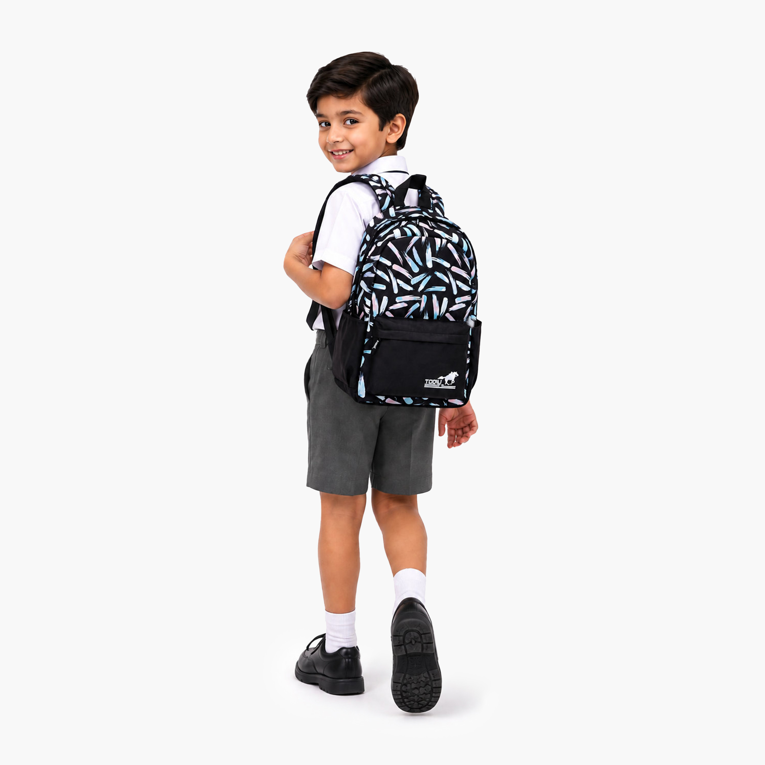 طقم حقيبة ظهر مدرسية من تولي فاشن مكون من 4 قطع مع مقلمة وزجاجة ماء - 17 بوصة-school-bagsandbackpacks-backpacks-image-6