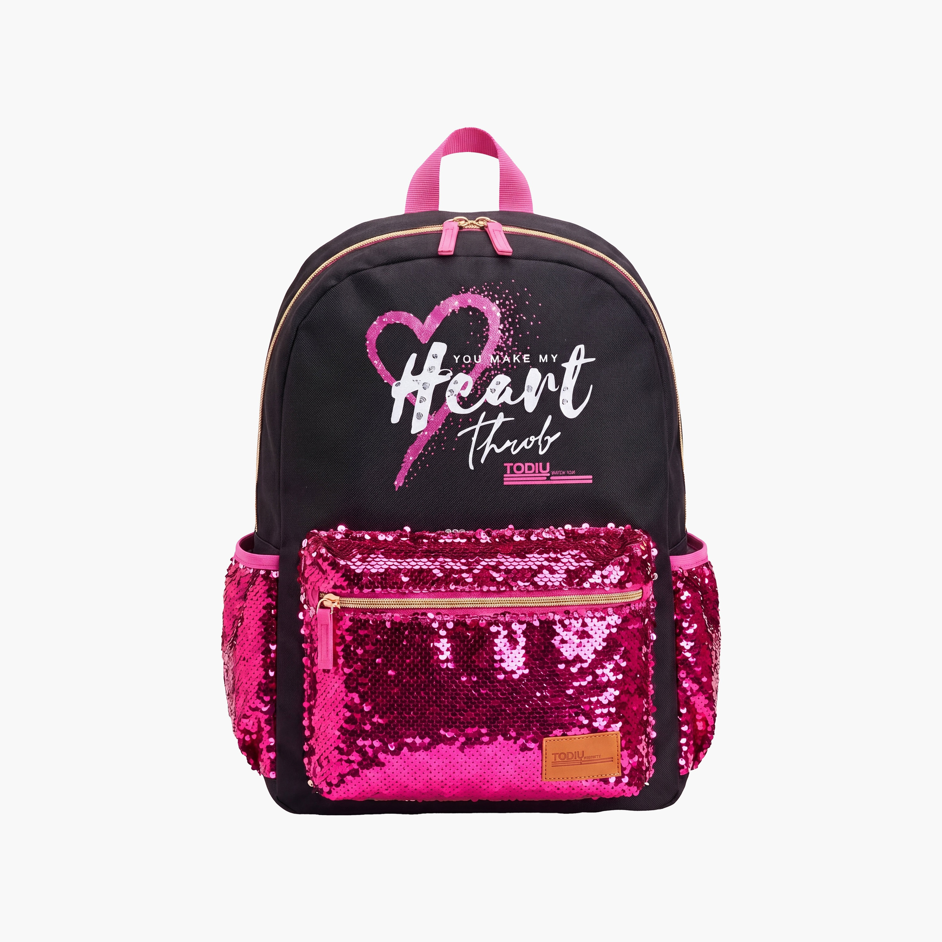 طقم حقيبة ظهر مدرسية من تولي فاشن مكون من 4 قطع مع مقلمة وزجاجة ماء - 17 بوصة-school-bagsandbackpacks-backpacks-image-2