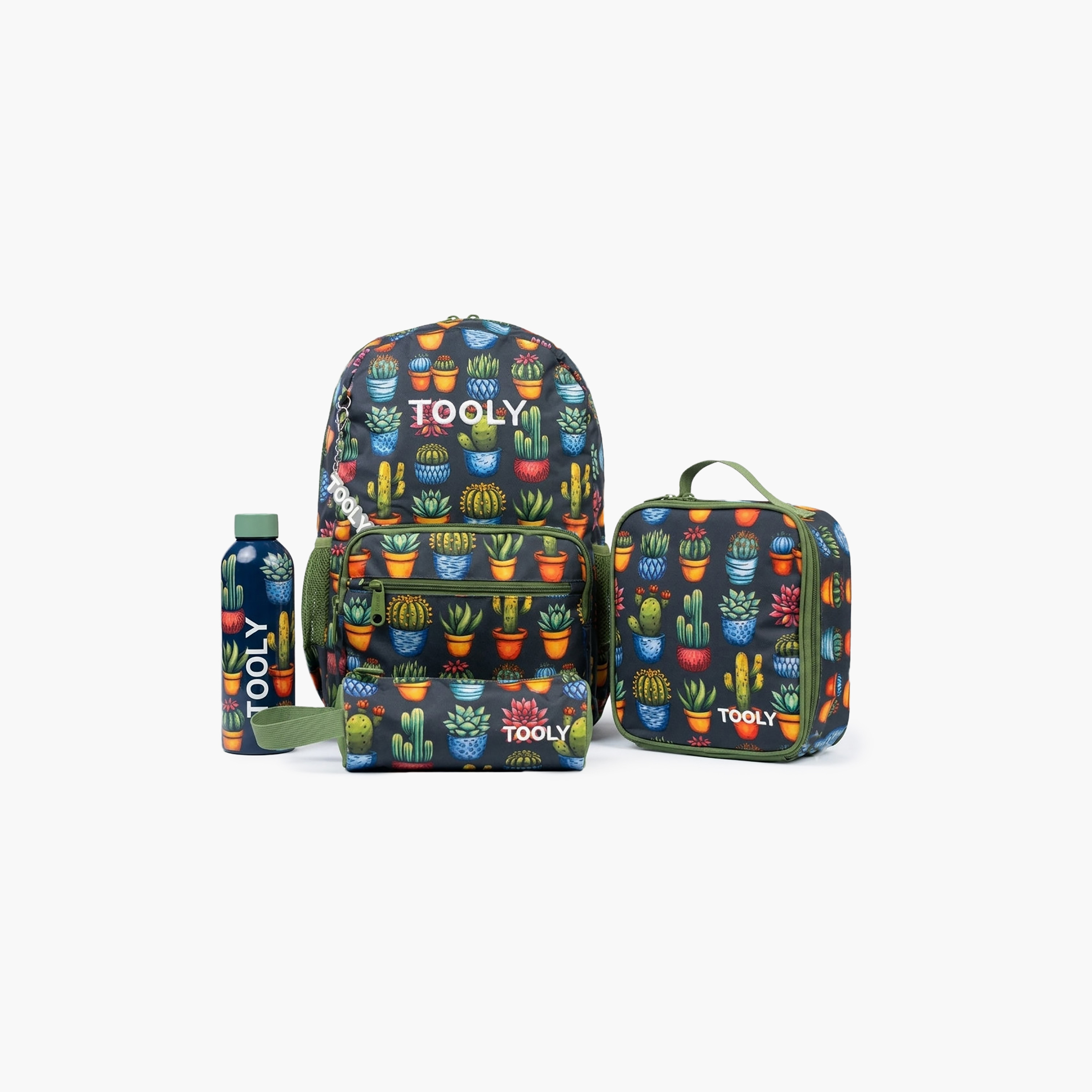 طقم حقيبة ظهر مدرسية للأطفال من تولي هاي مكون من 4 قطع مع مقلمة وزجاجة ماء - 17 بوصة-school-bagsandbackpacks-backpacks-image-6